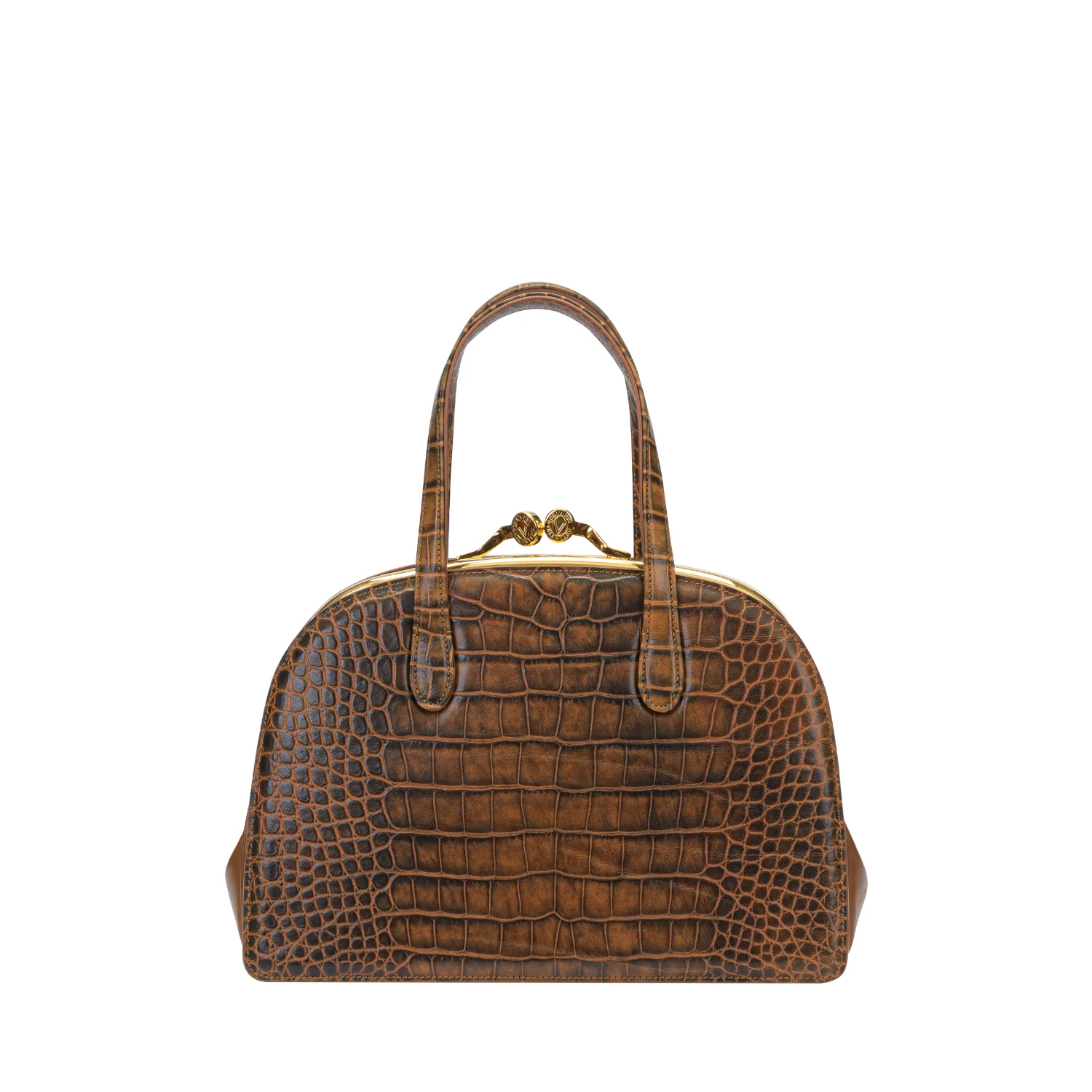 Orlandi Valentino Women's Rhea Embossed Dome Top Handle Hand Bag - Image 3