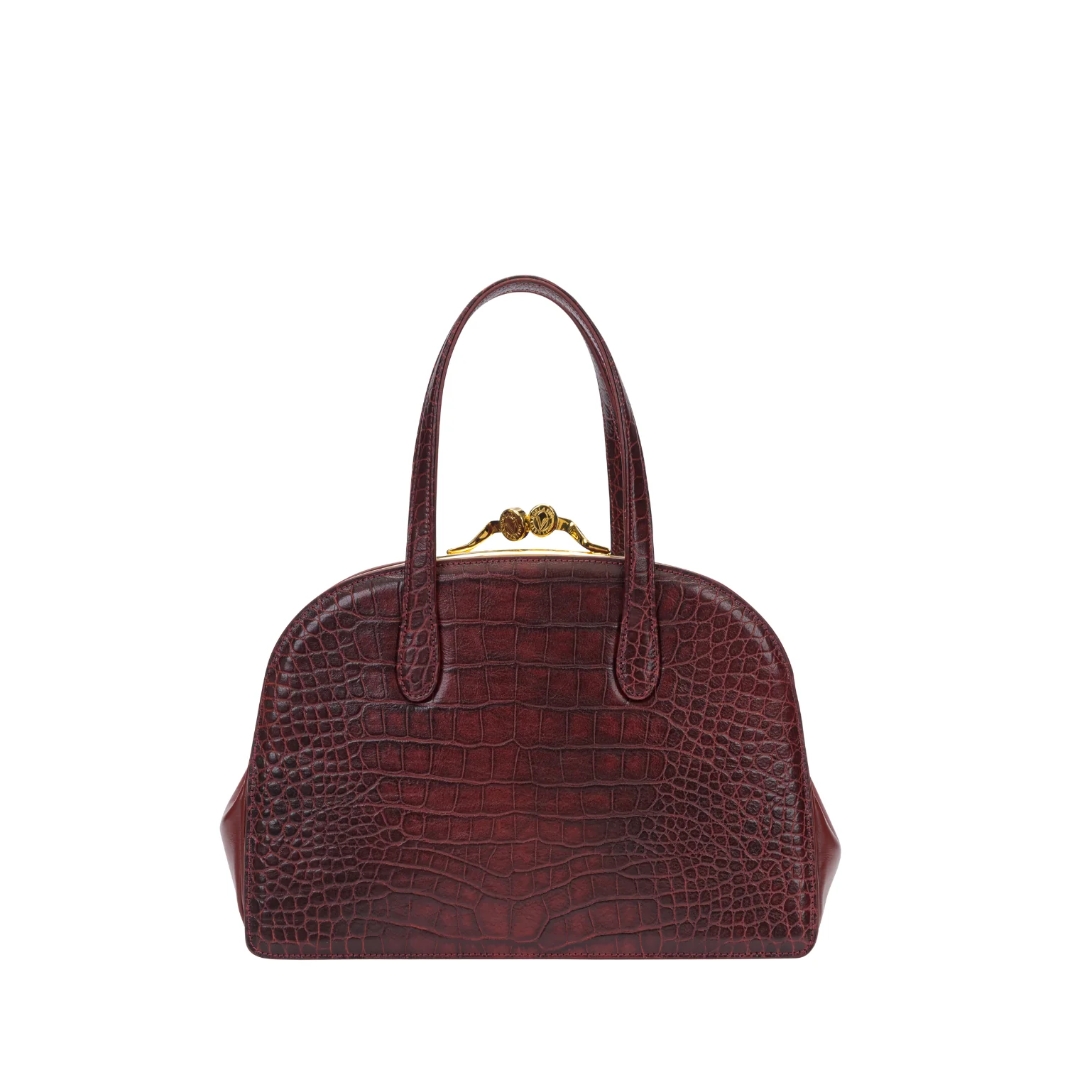 Orlandi Valentino Women's Rhea Embossed Top Handle Hand Bag - Image 3