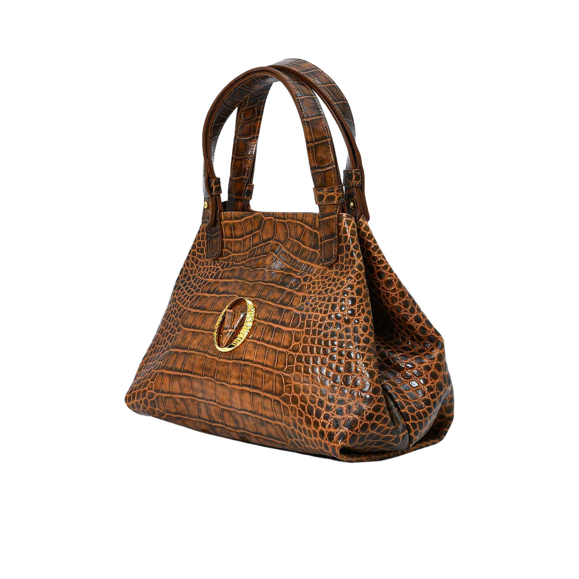 Orlandi Valentino Women's Rhea Military Leather  Hand Bag - Image 2