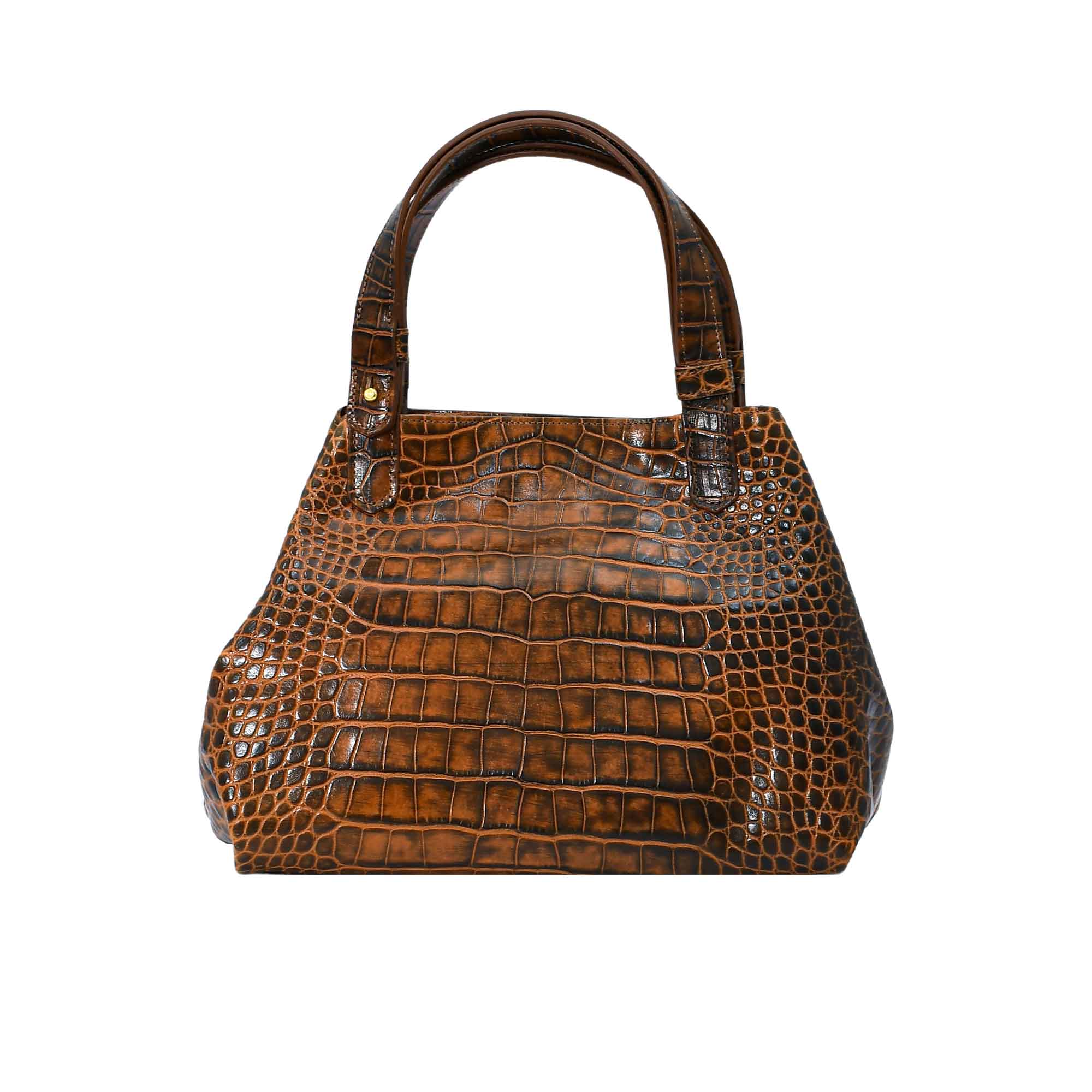 Orlandi Valentino Women's Rhea Military Leather  Hand Bag - Image 3