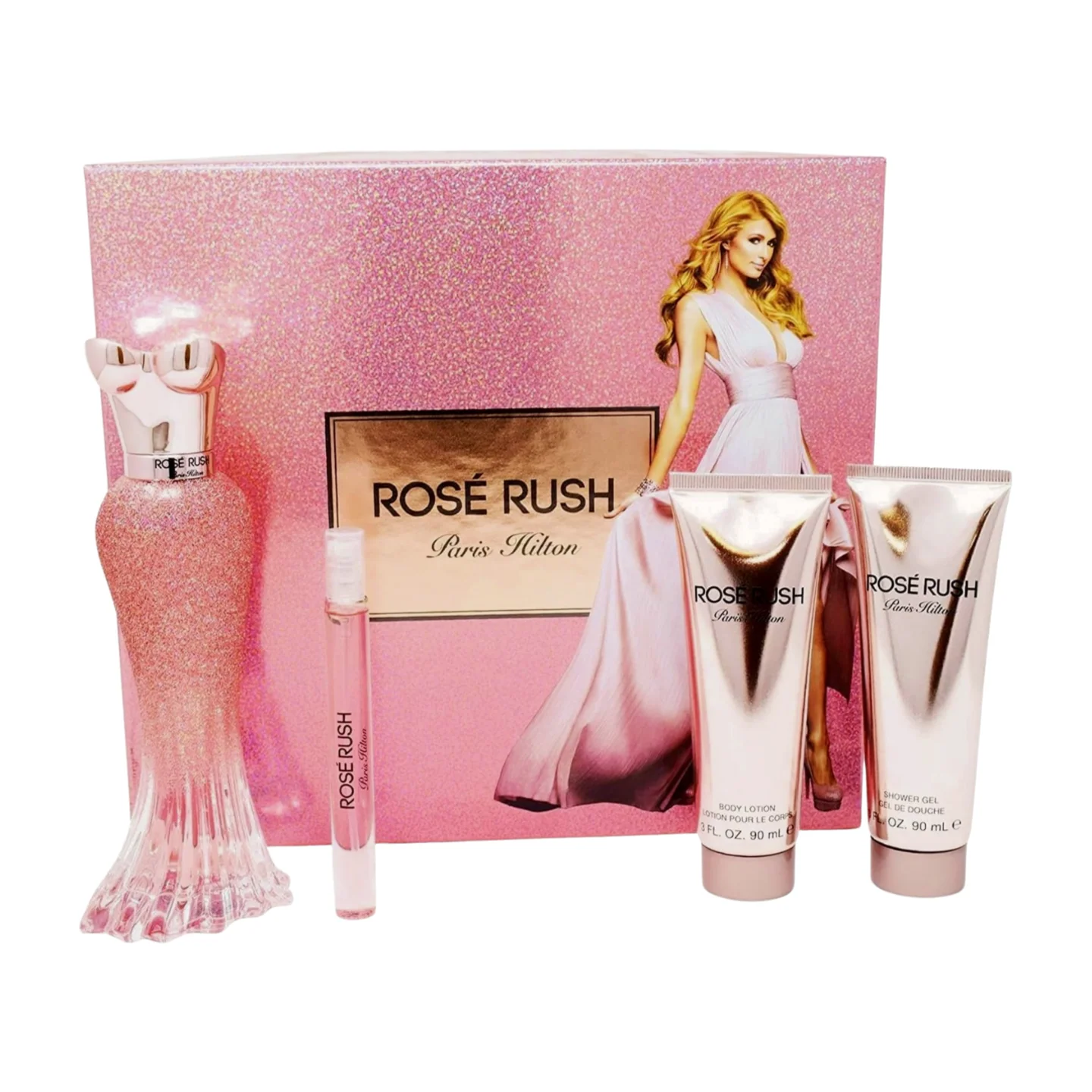 Paris Hilton Rose Rush Eau de Parfum  4-Piece Gift Set for Women - Image 2