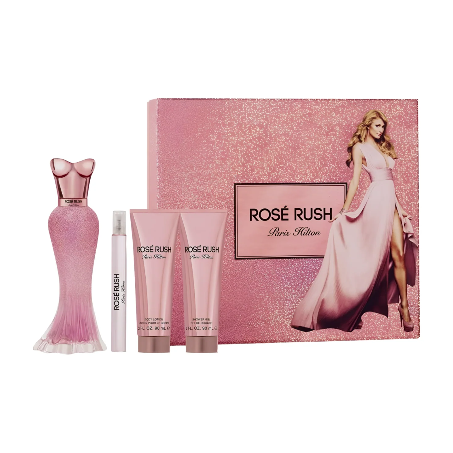 Paris Hilton Rose Rush Eau de Parfum  4-Piece Gift Set for Women - Image 3
