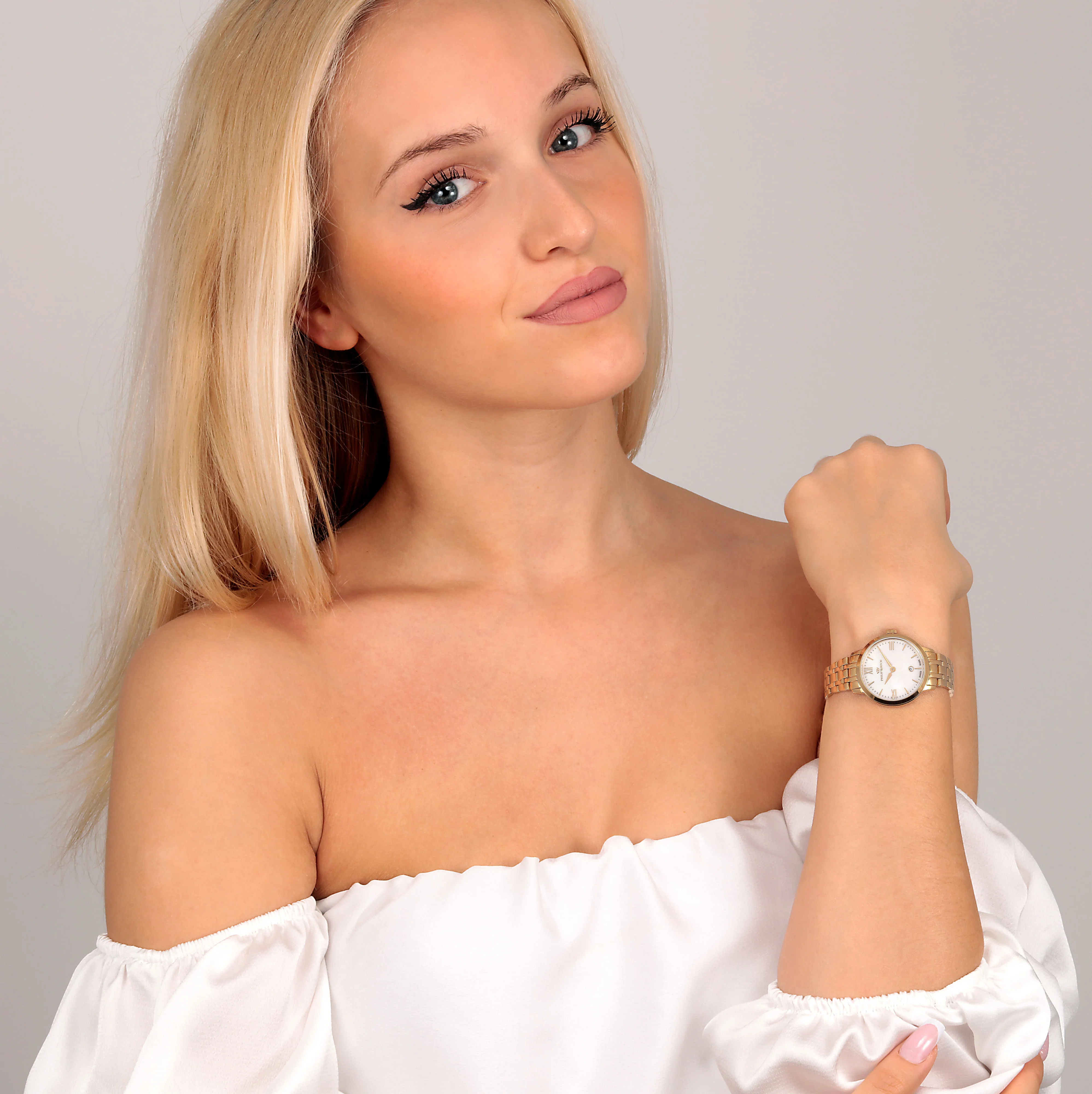 Philip Watch Audrey For Women, MOP Dial - Image 4