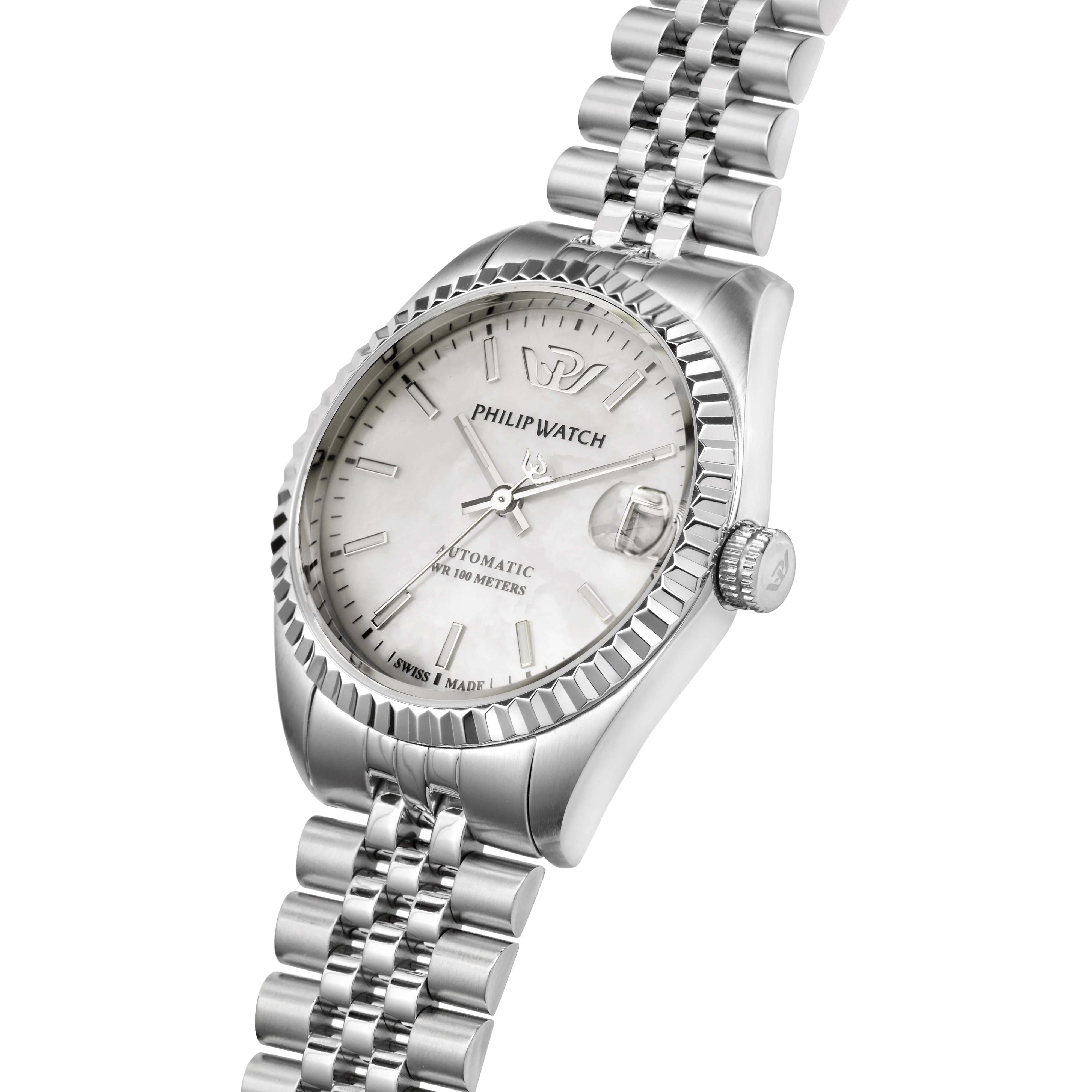 Philip Watch Caribe Automatic For Women, MOP Dial - Image 5