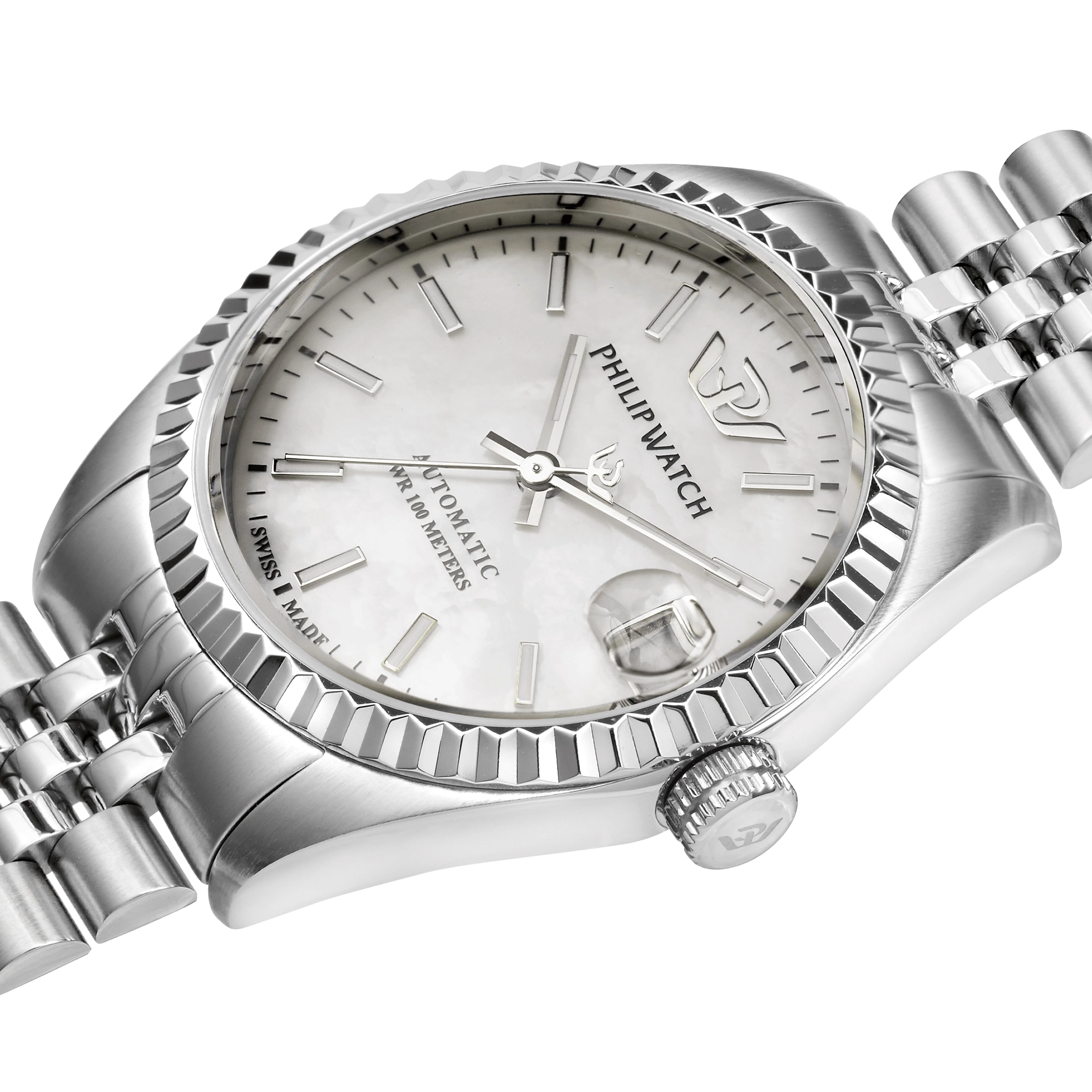 Philip Watch Caribe Automatic For Women, MOP Dial - Image 7