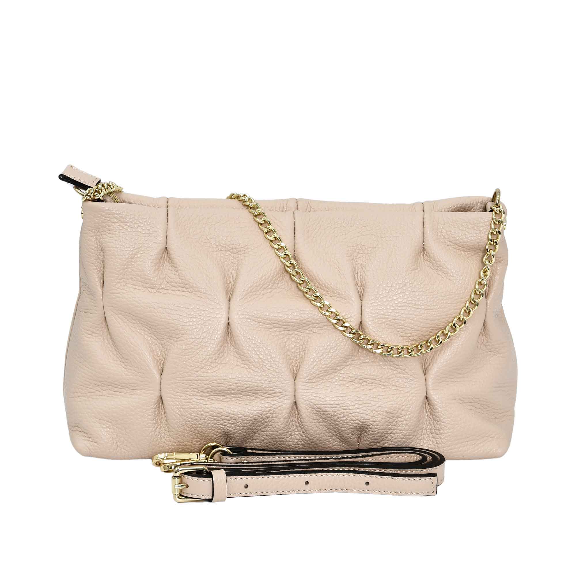 Piumelli Women's BIBI M Dollaro Leather Polyester Lining Shoulder Bag - Image 8