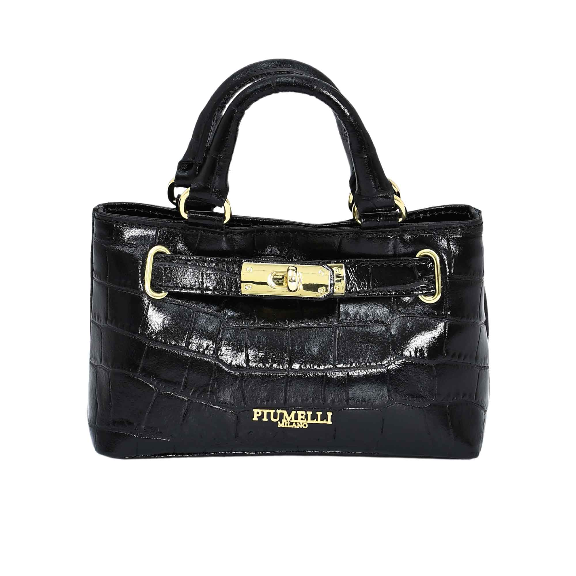 Piumelli Women's CERASELLE Cocco Baloo Leather, Polyester Lining Handbag - Image 2