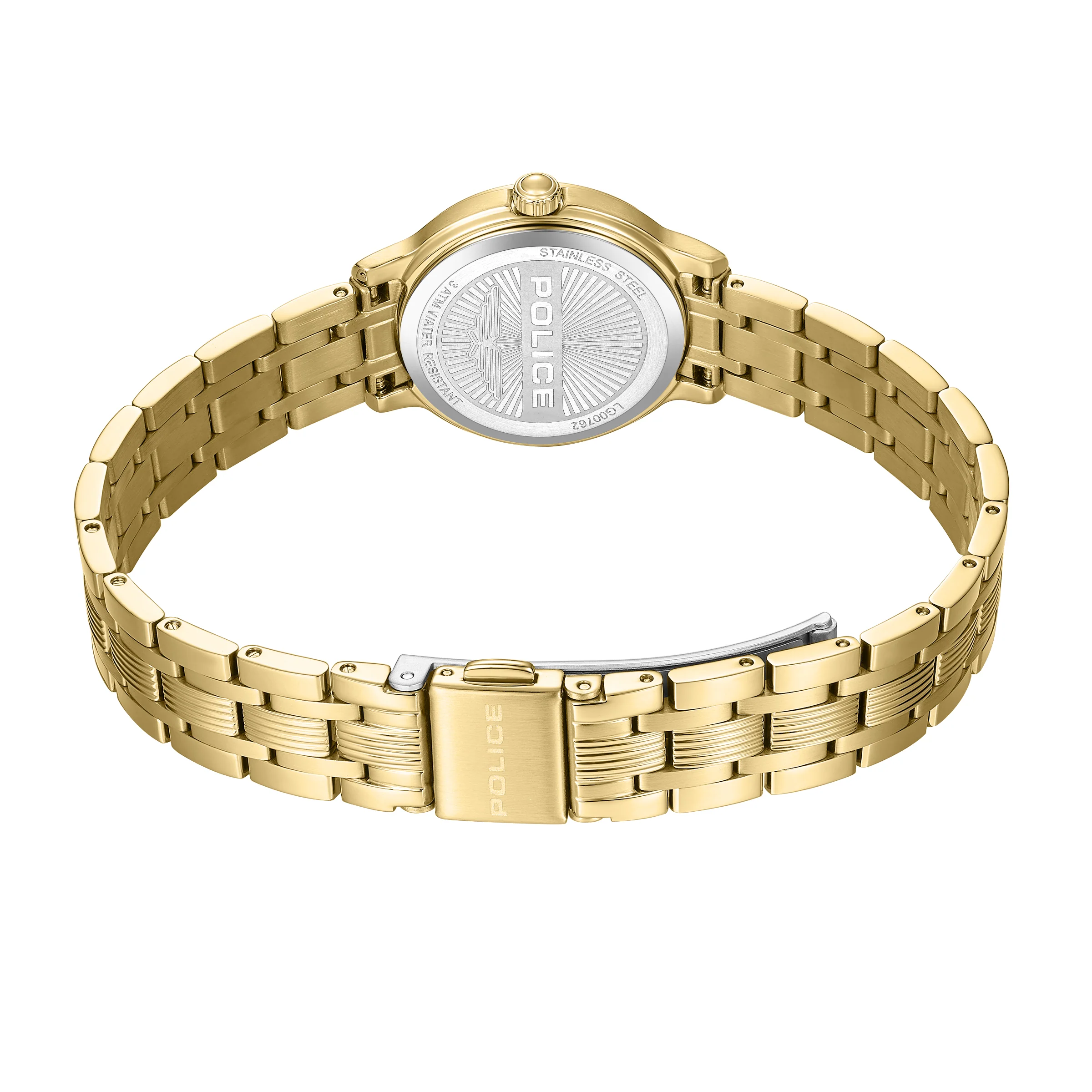 Police Charm Women's 27MM Gold Analog Stainless Steel Strap Watch - Image 3