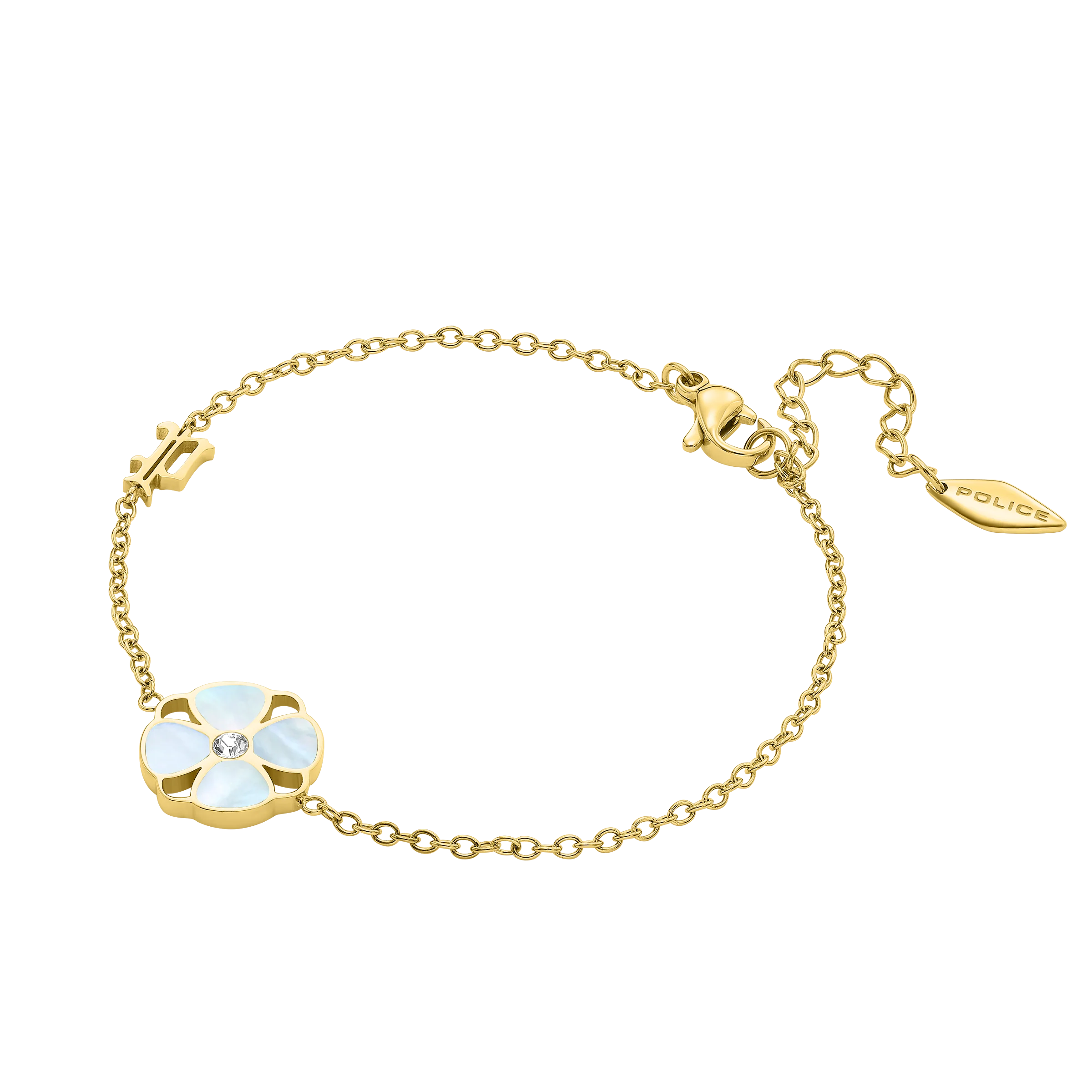 Police Clover Mop Floral Motif Bracelet - Image 2