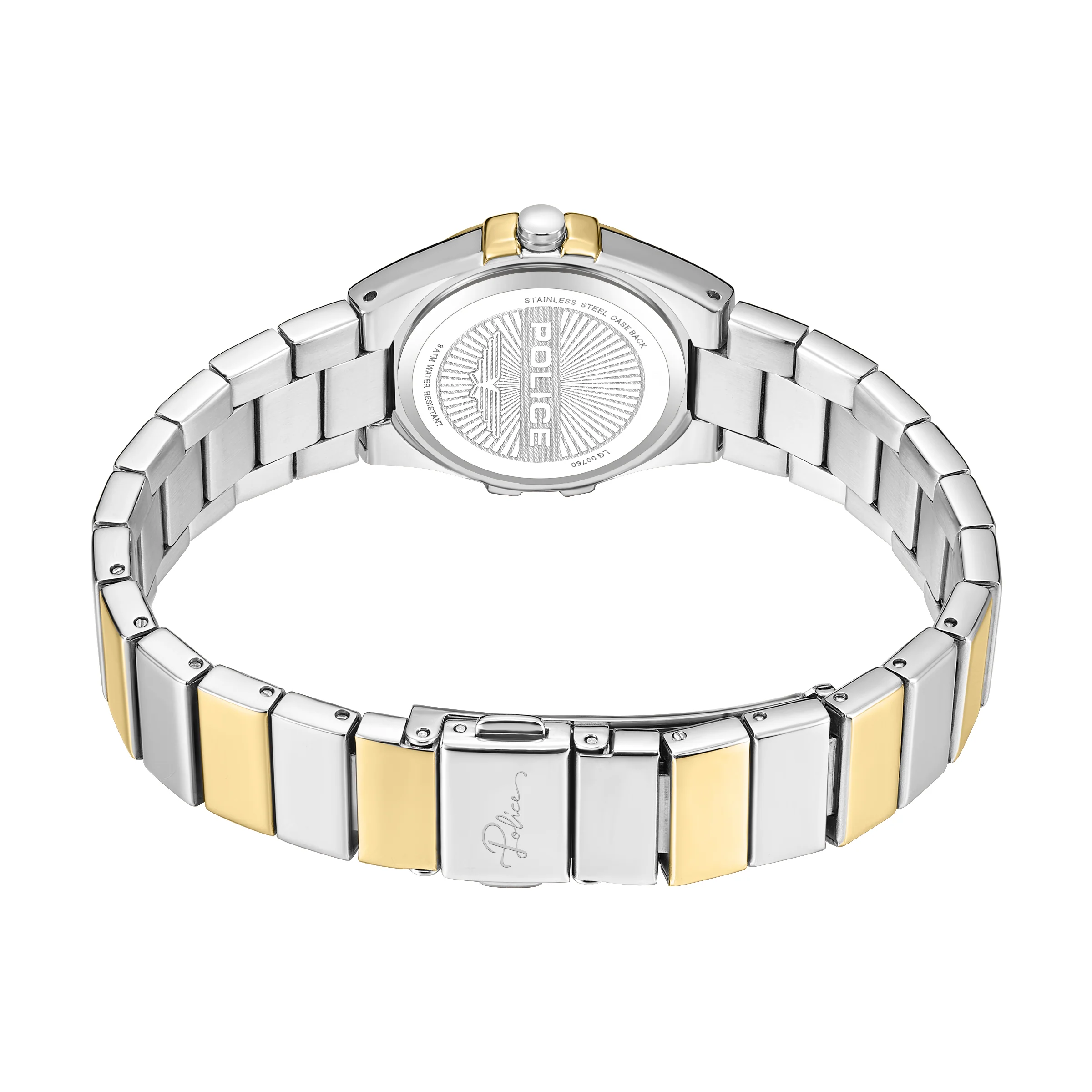 Police Cosmos Women's 33MM Dual Tone Analog Metal Strap Watch - Image 3