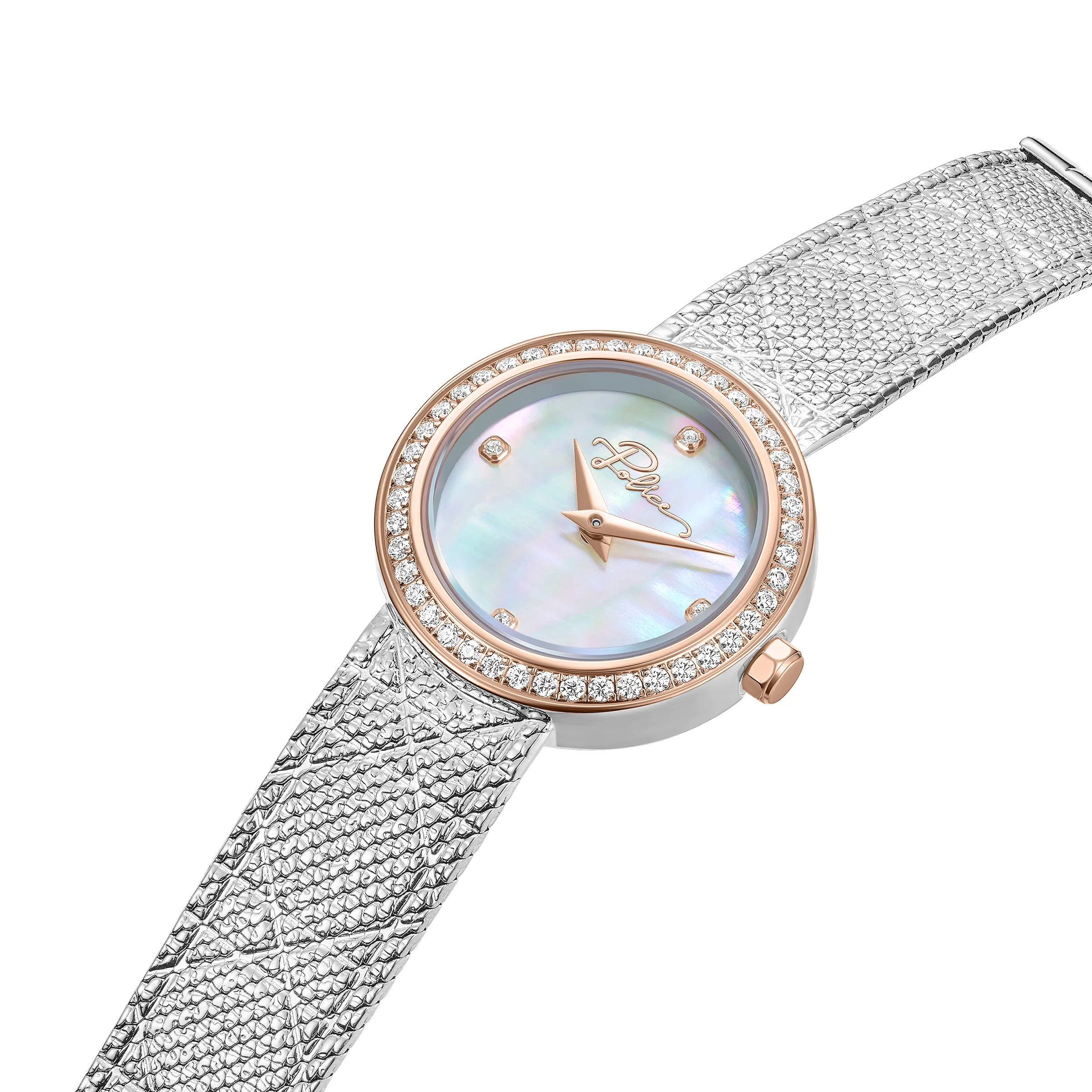 Police Flare Women's 26MM Silver Analog Metal Strap Watch - Image 2