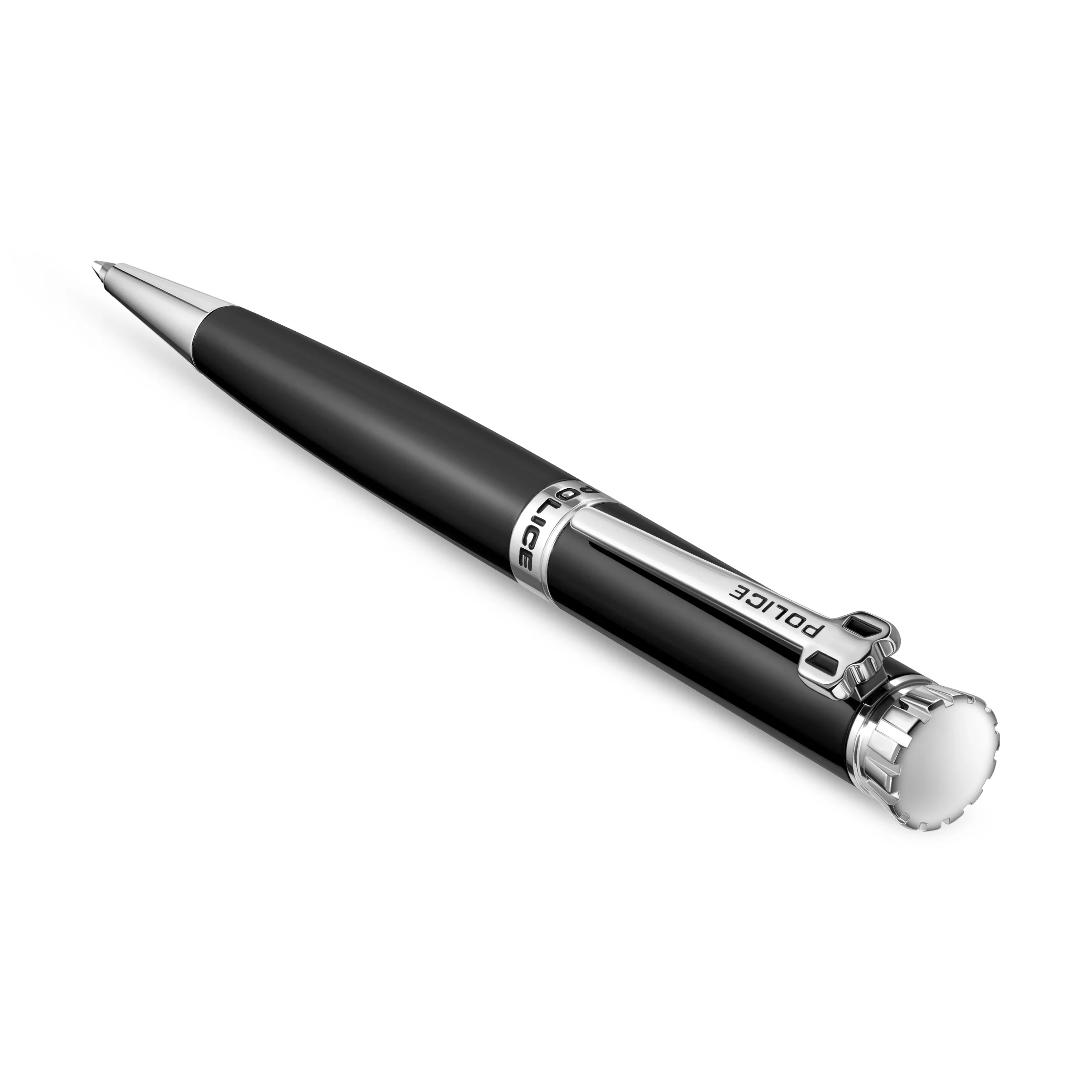Police Gothic Pen with P Letter Crown Logo - Image 2