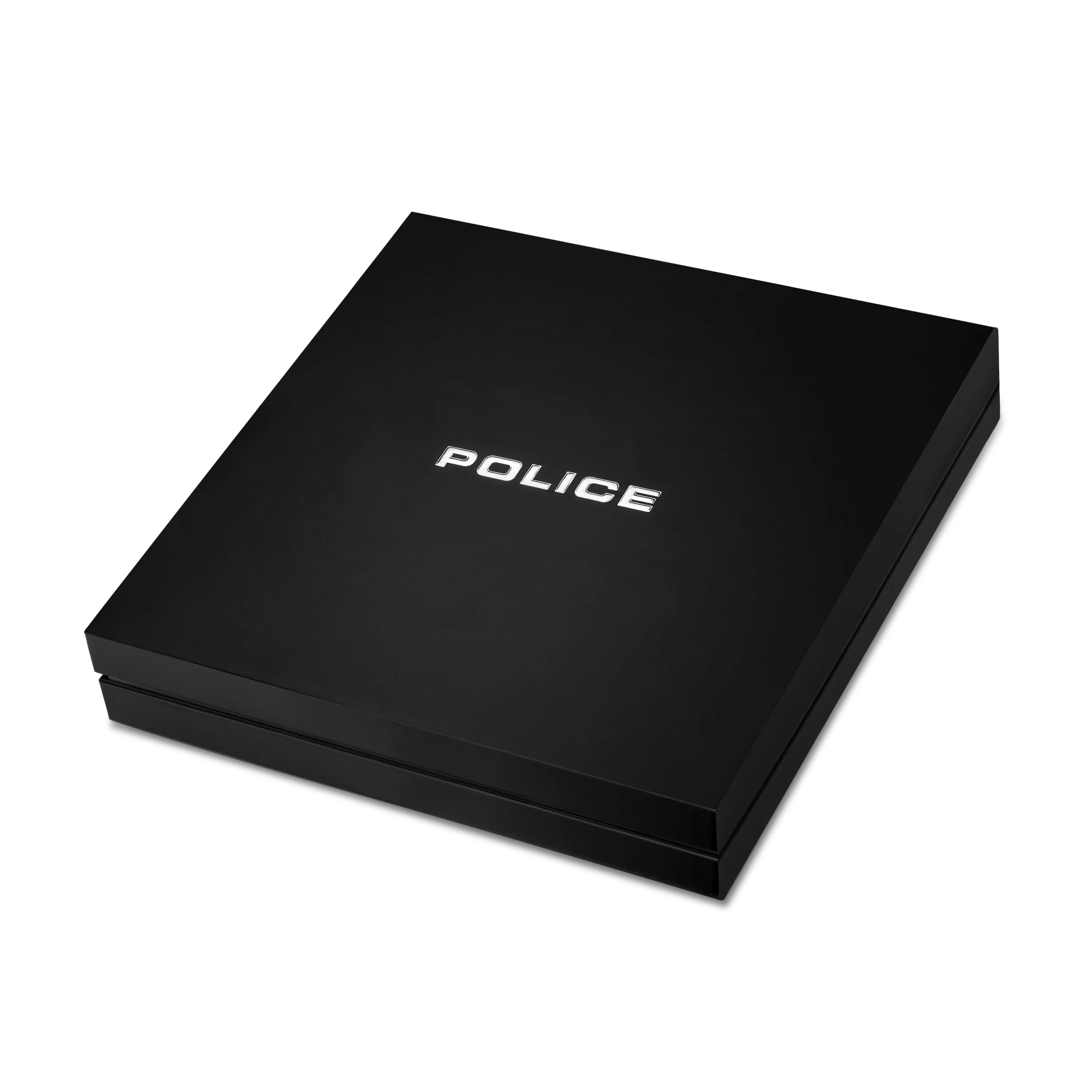 Police Gunmetal & Black Case Watch with Black Dial and Silicone Strap Set - Image 5