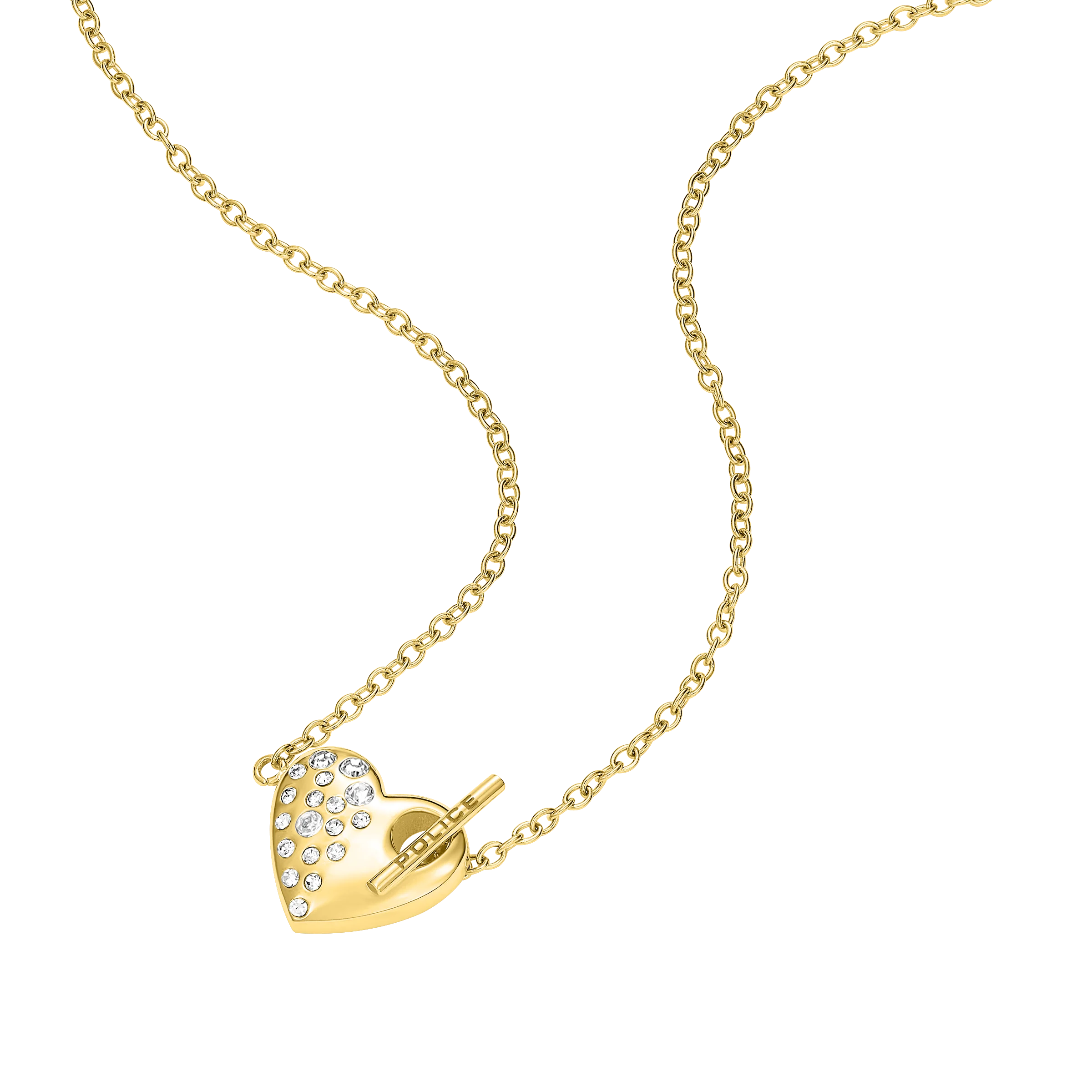 Police Hearthstone Crystal Chain Necklace - Image 2