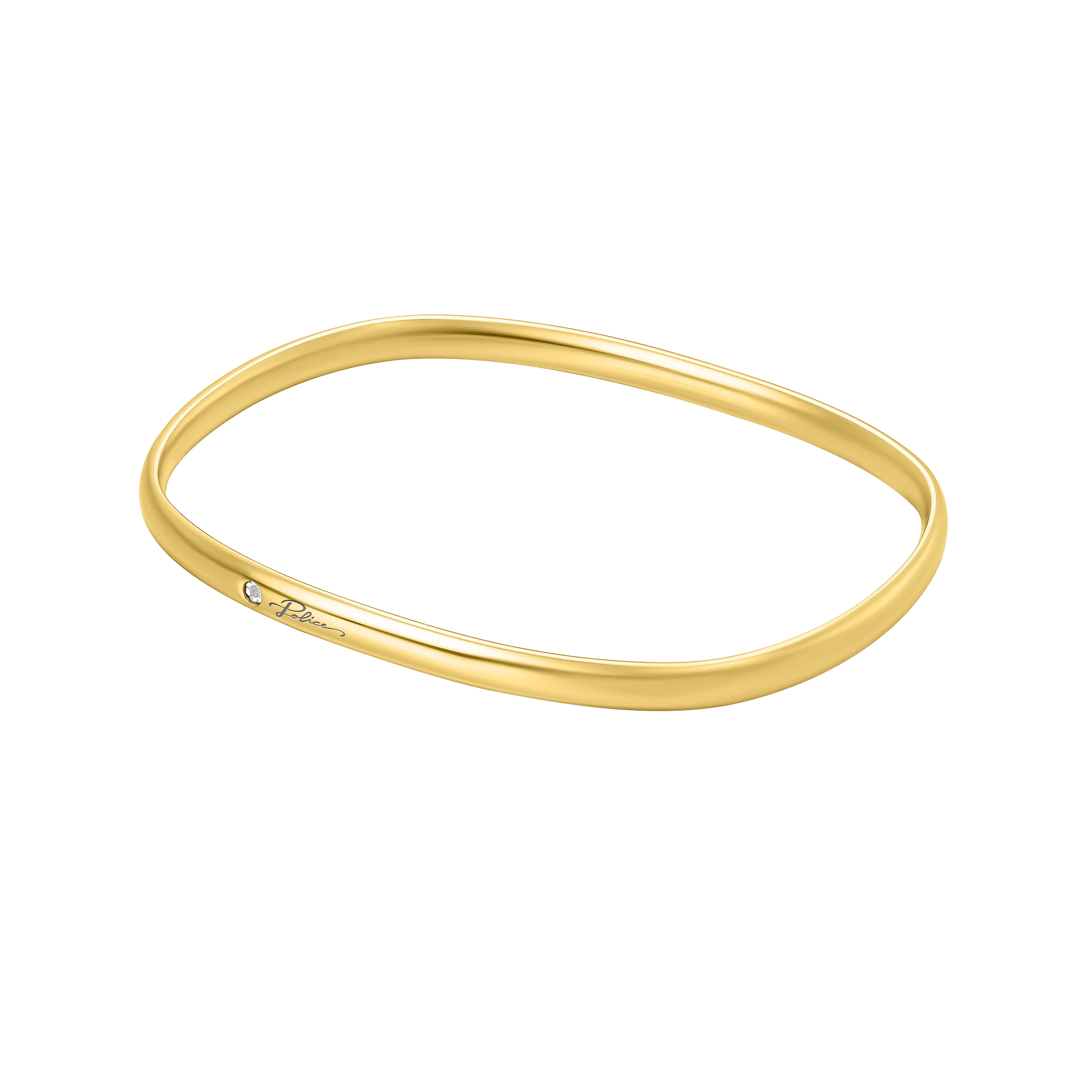 Police Lavaliere Squared Bangle - Image 3