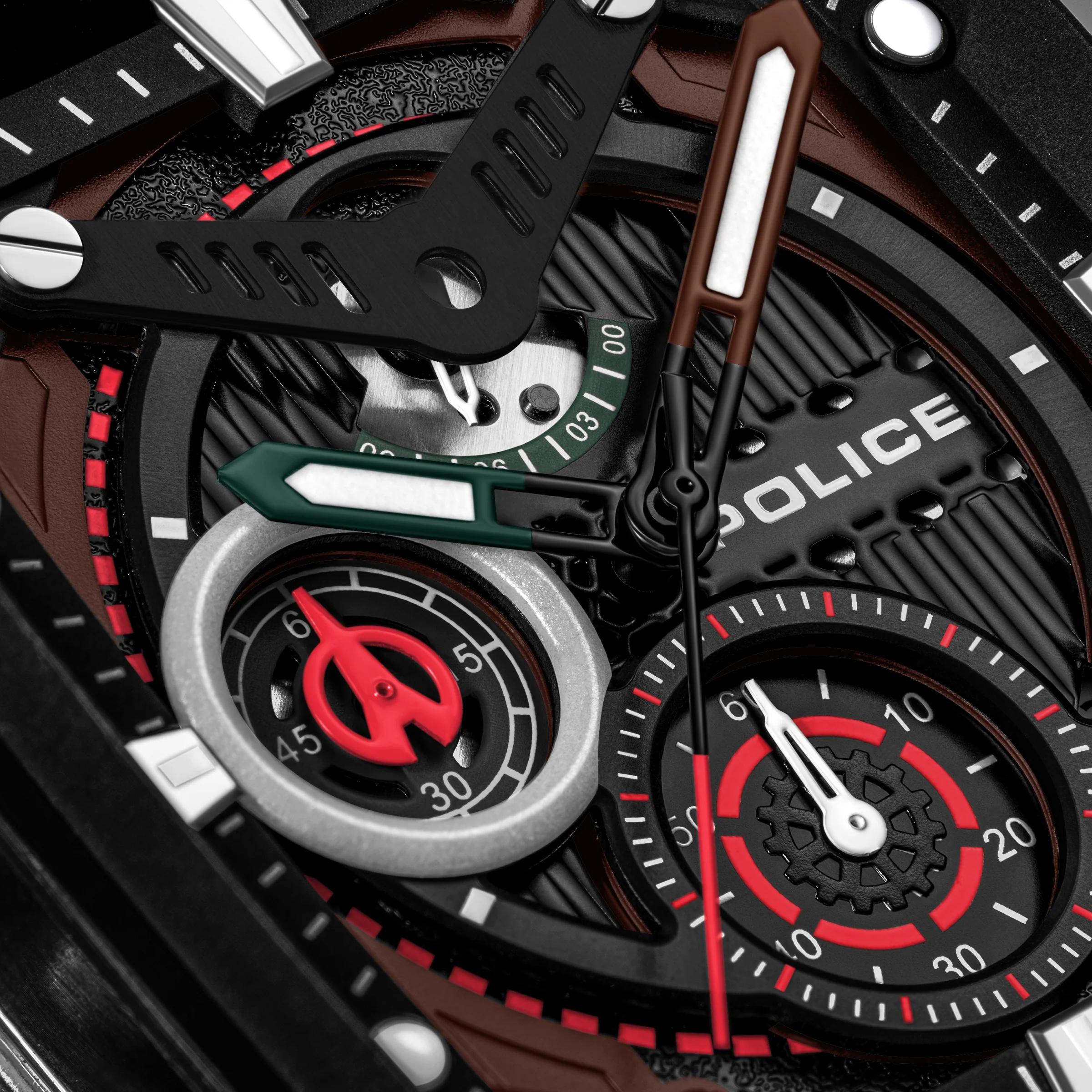 Police Men's Clout 43MM Chronograph Watch - Image 5