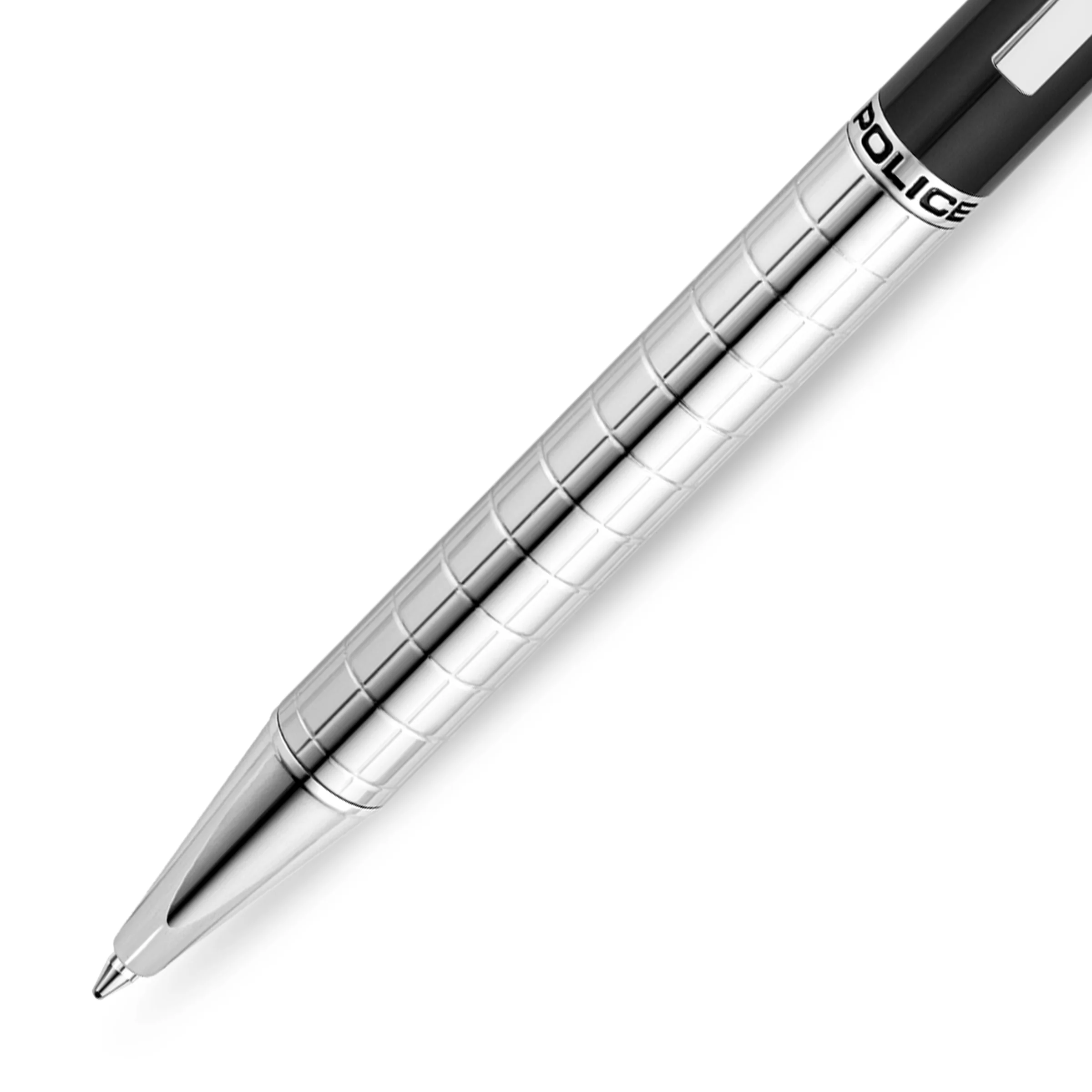 Police Precision Pen Barrel with P logo design on top of smooth body - Image 3