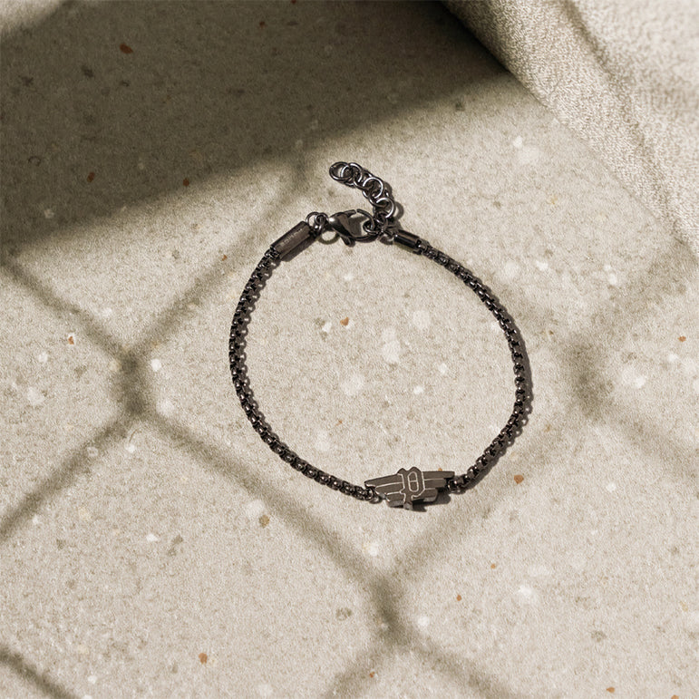 POLICE  REVELRY GUN WING LOGO MOTIF BRACELET - Image 5