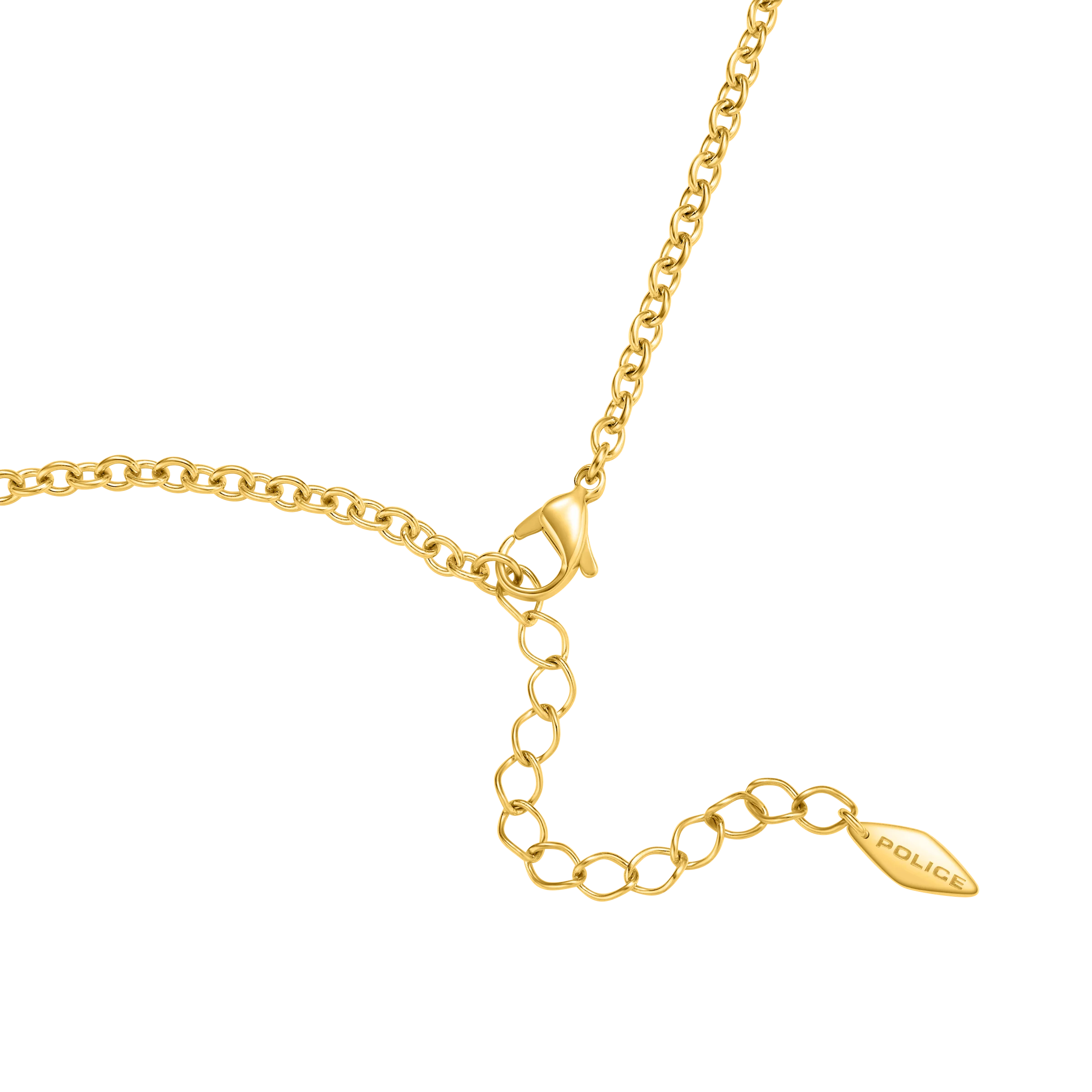 Police Saturn Mop Crystals Inlay Necklace - Image 3