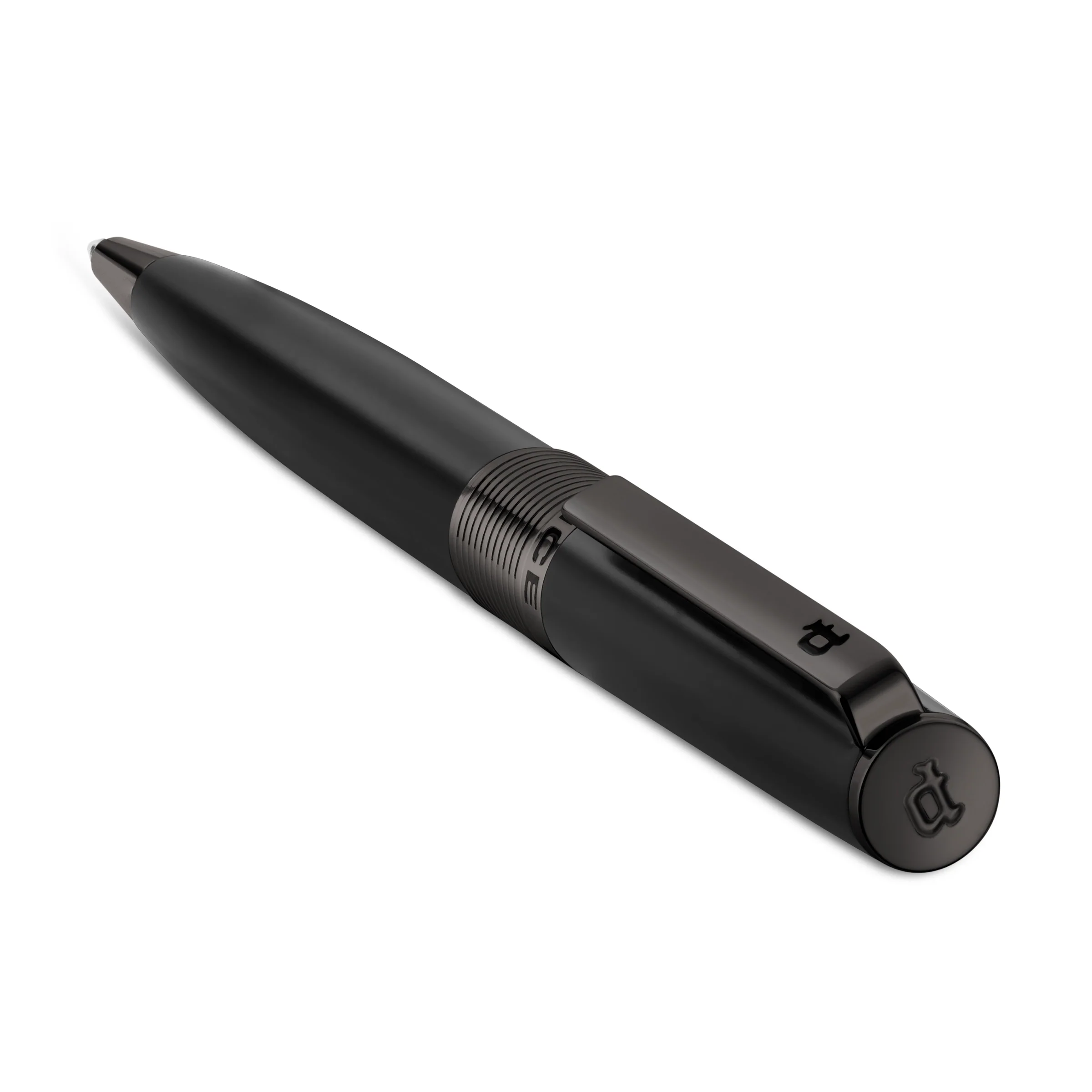 Police Serif Black Pen With Gun Plating - Image 2