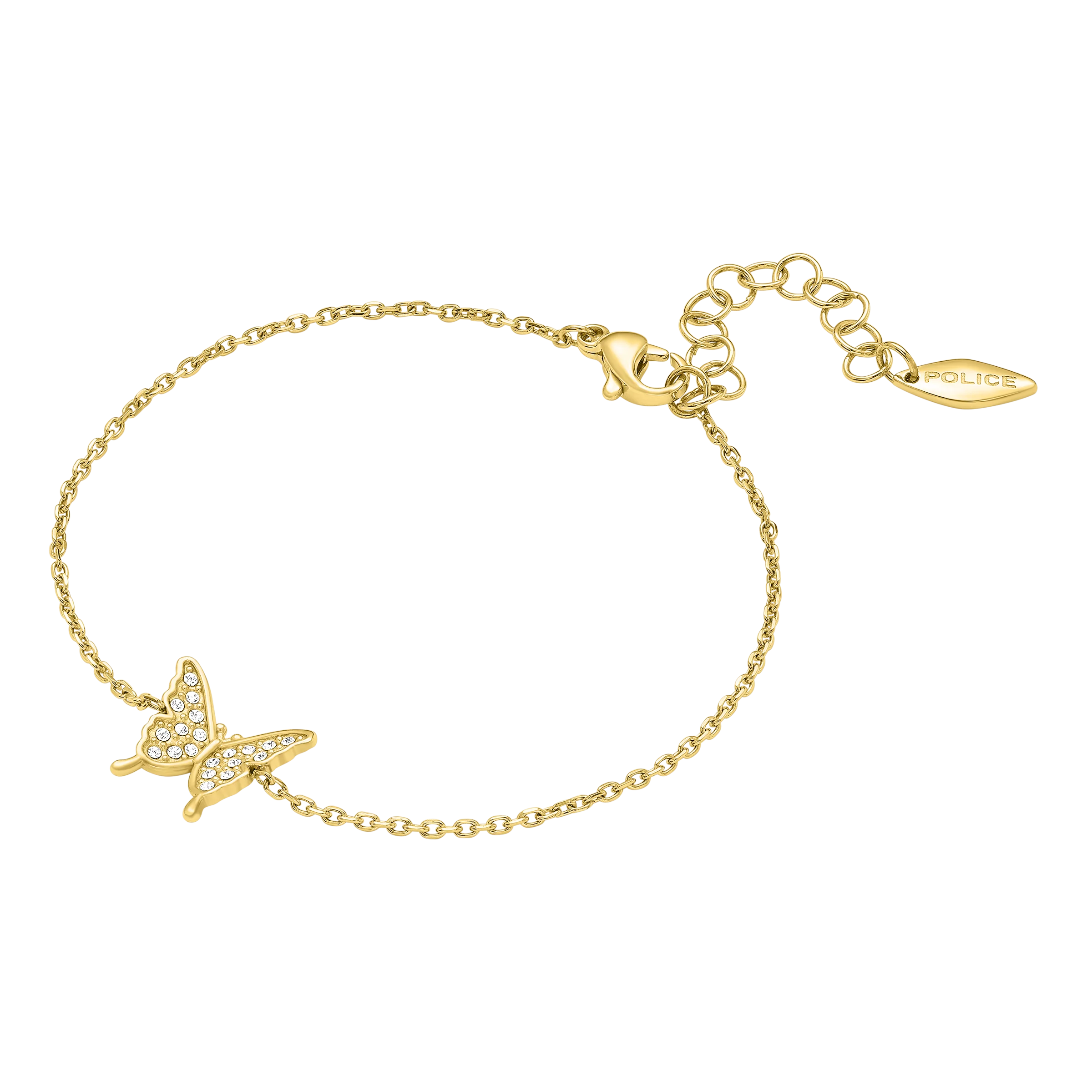 Police Spirit Butterfly Charm Bracelet - Image 2
