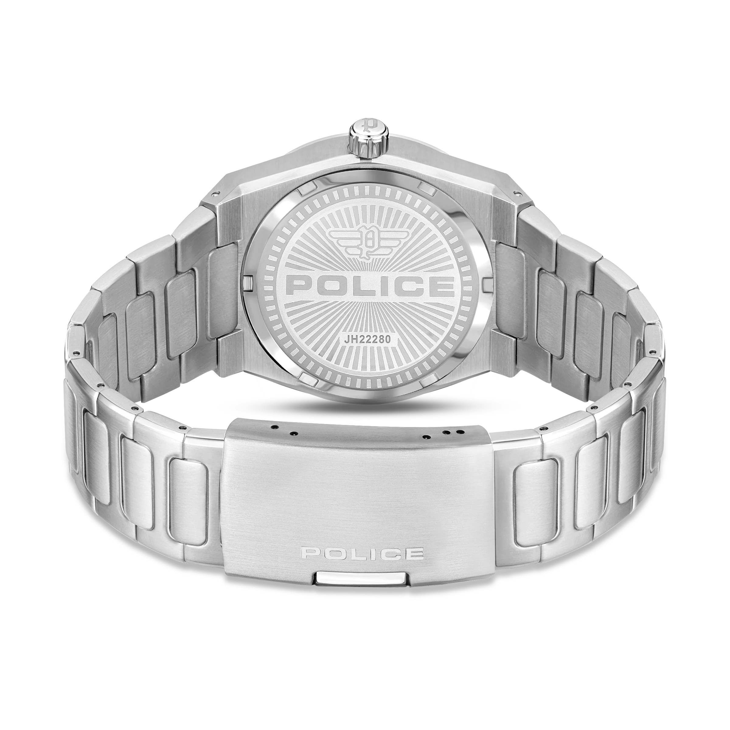 Police Steel Case, Black Dial, Steel Watch - Image 3