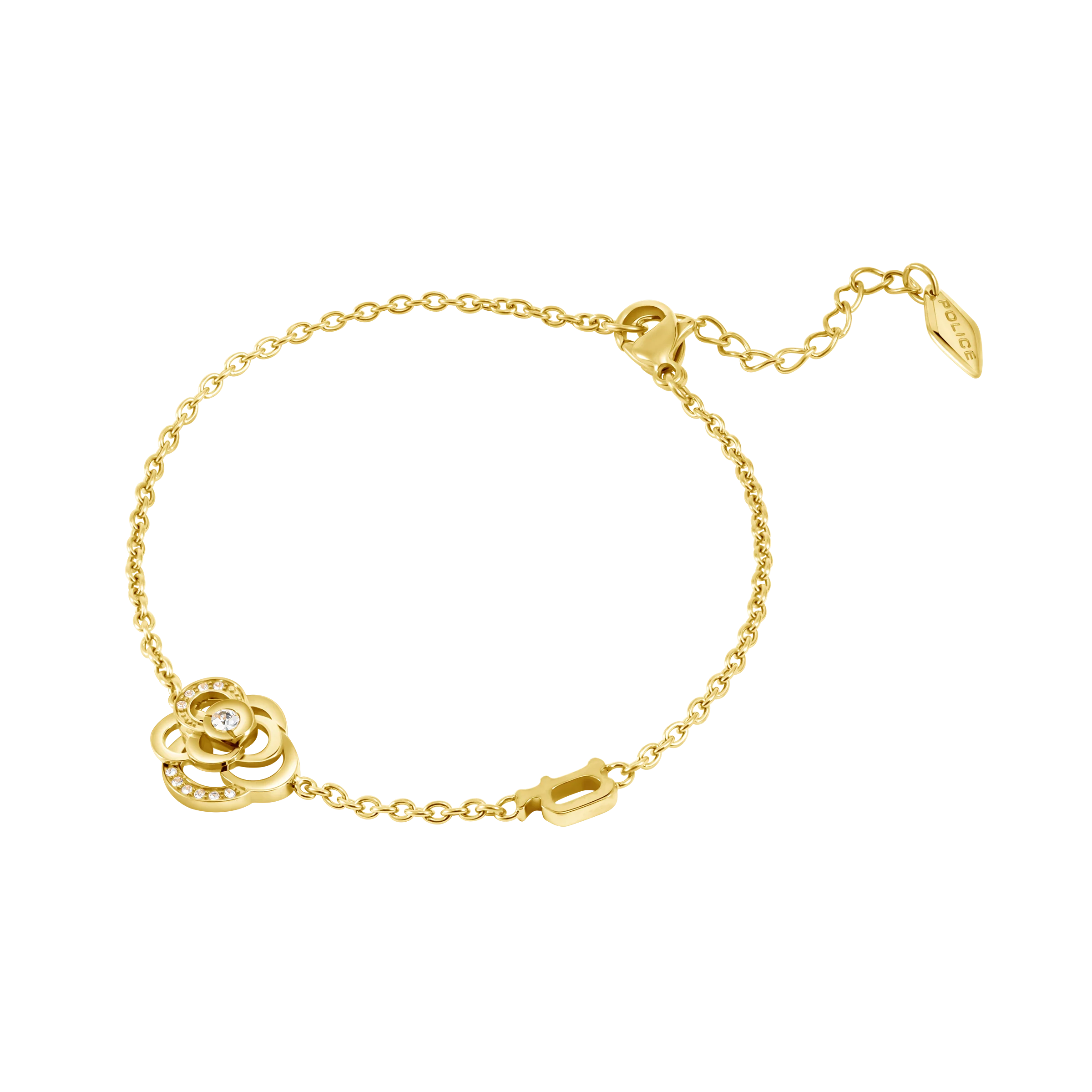 Police Stonerose Floral Crystals Bracelet - Image 2