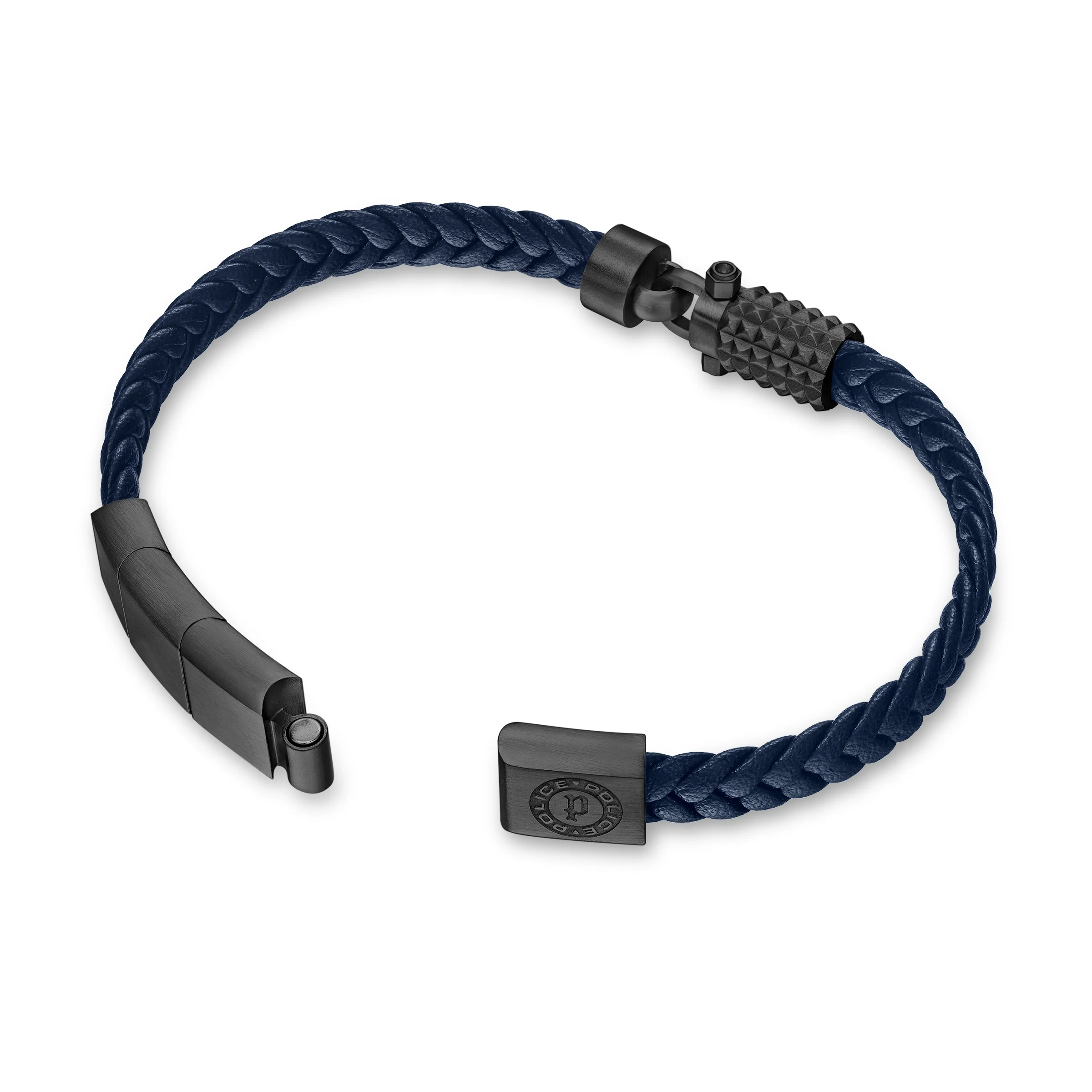 Police Wrath Men's Blue & Black Bracelet - Image 3