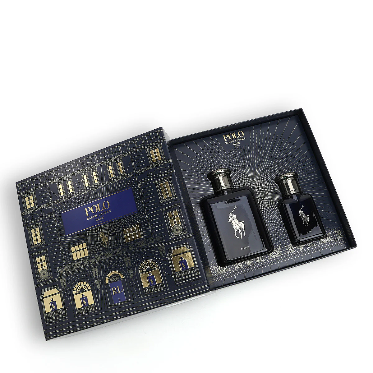 Ralph Lauren Polo Blue Parfum Set EDP (125ML + 40ML) - Image 4
