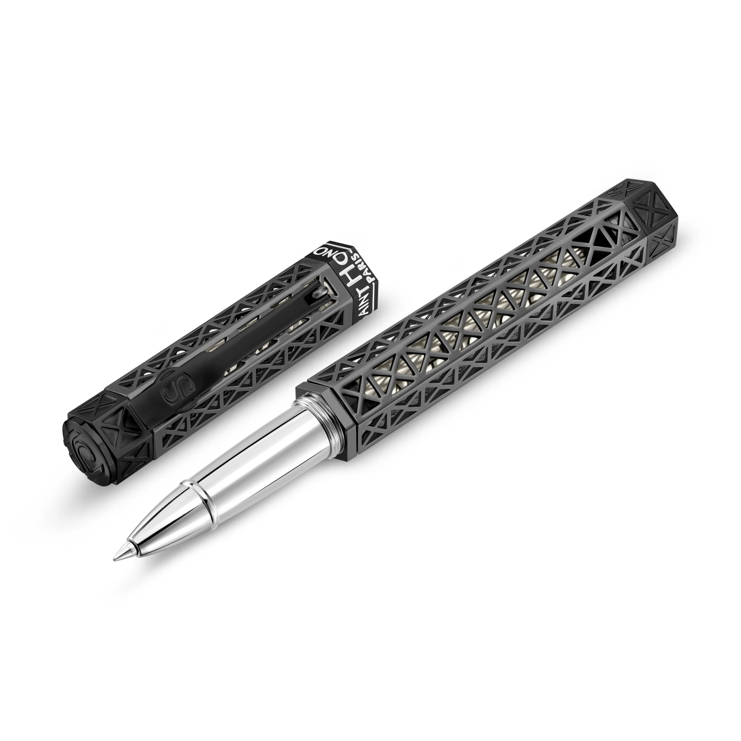 Saint Honore CDM IP Black Lattice Cutout Special Edition Ball Pen - Image 2