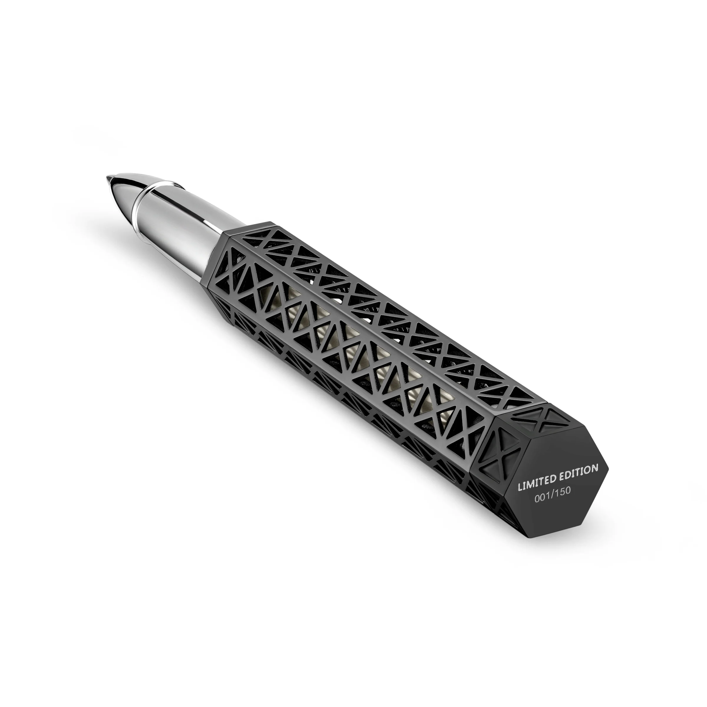 Saint Honore CDM IP Black Lattice Cutout Special Edition Ball Pen - Image 3