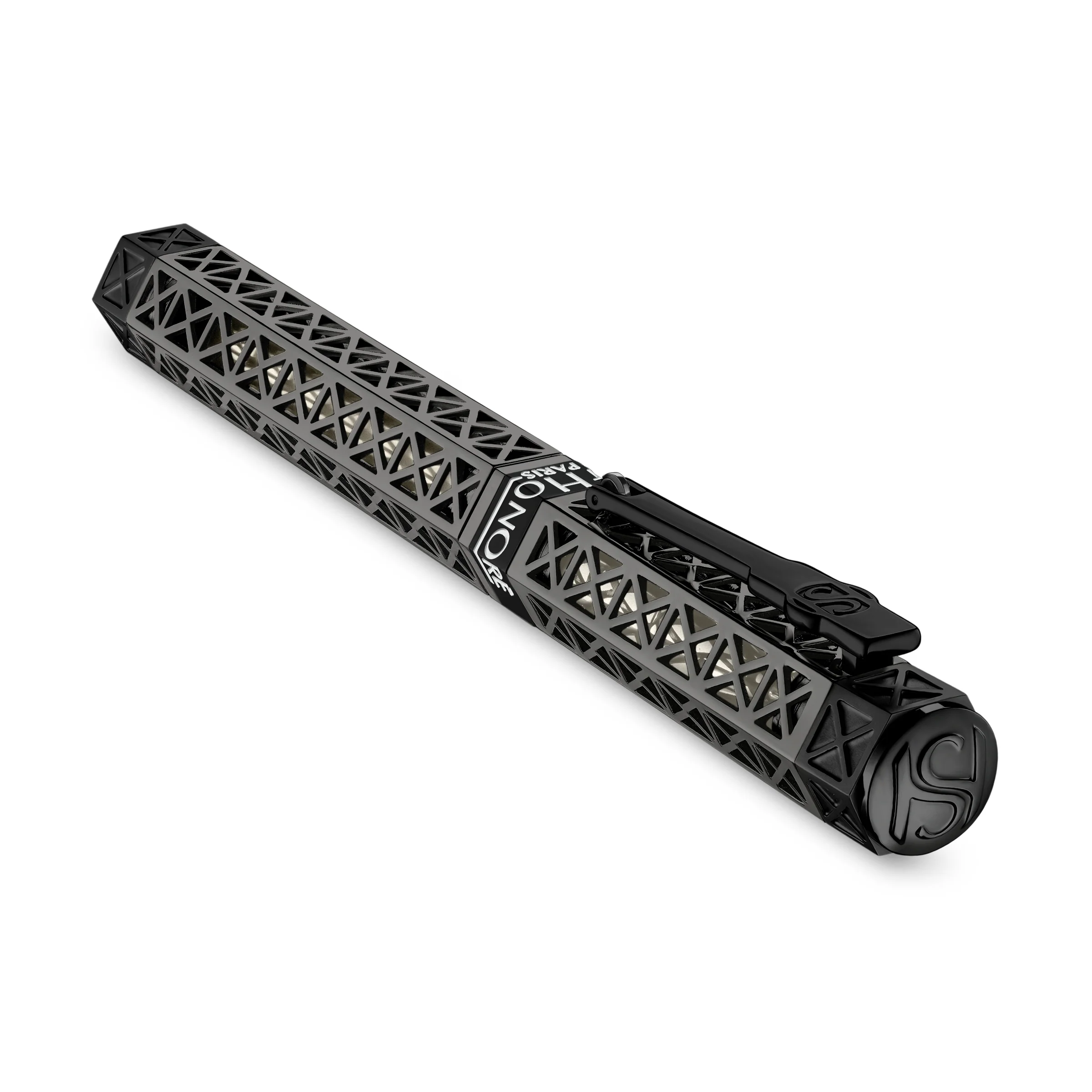 Saint Honore CDM IP Black Lattice Cutout Special Edition Ball Pen - Image 4