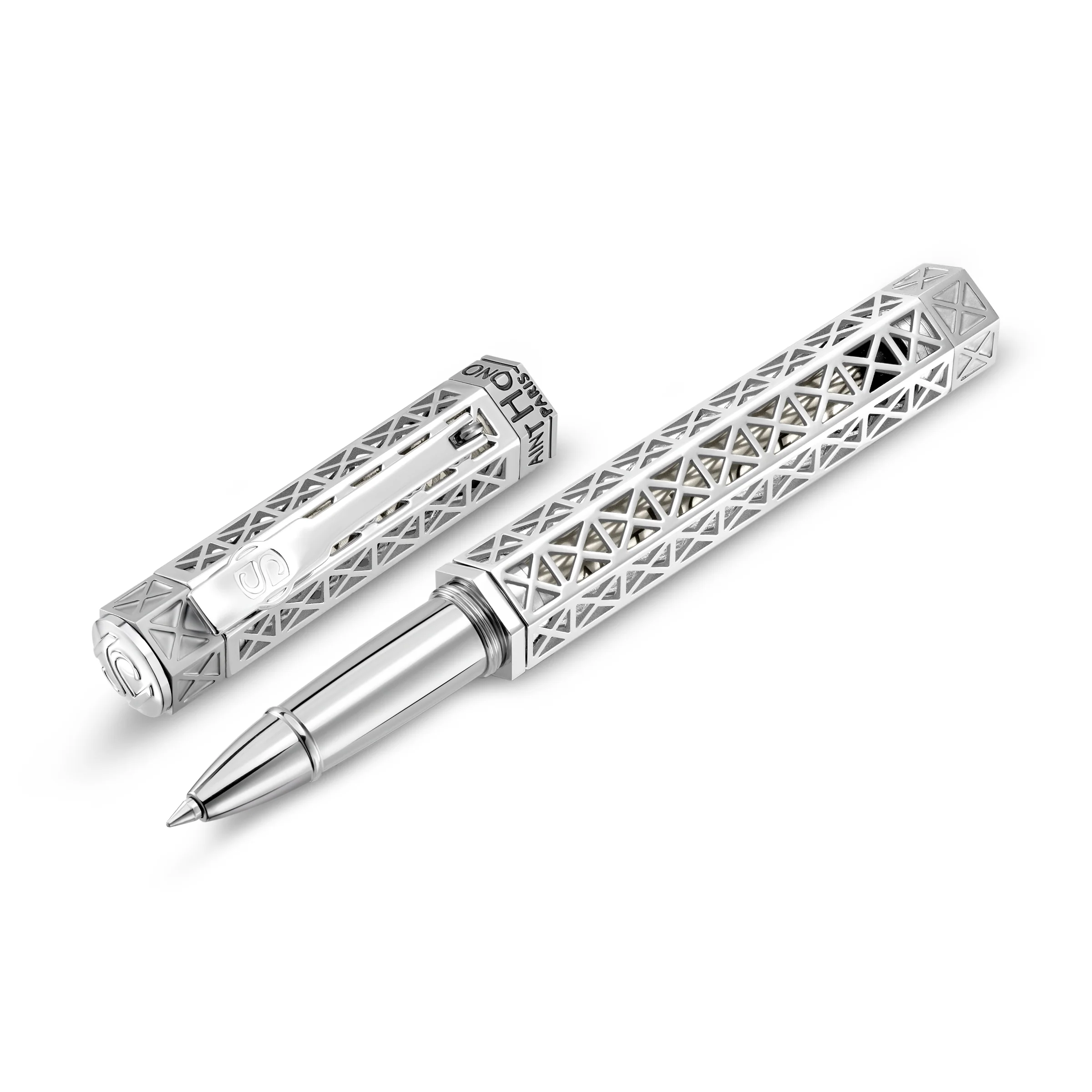 Saint Honore CDM Steel Lattice Cutout Special Edition Ball Pen - Image 2