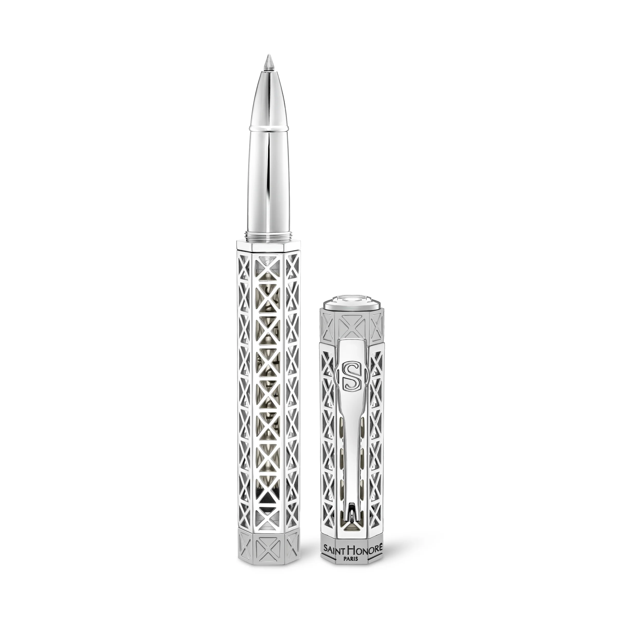 Saint Honore CDM Steel Lattice Cutout Special Edition Ball Pen - Image 5