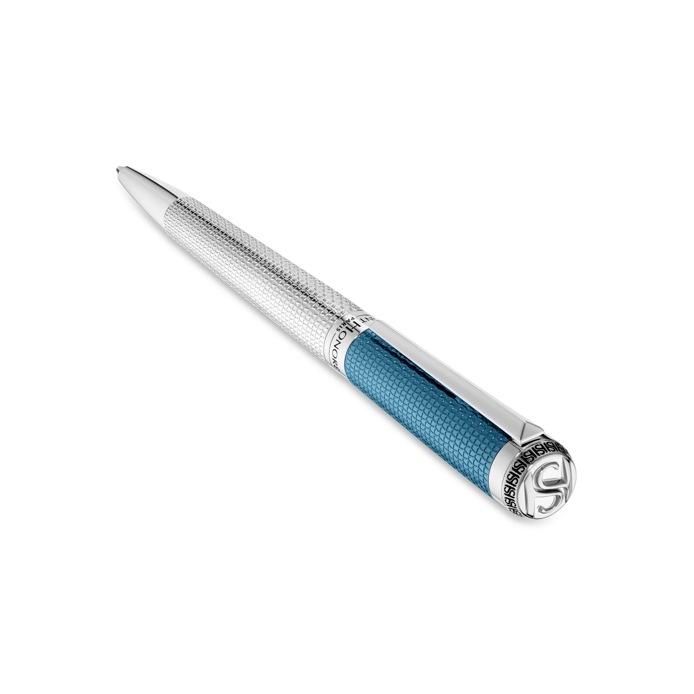 Saint Honore - Matignon Blue & Stainless Steel Pen - Image 2