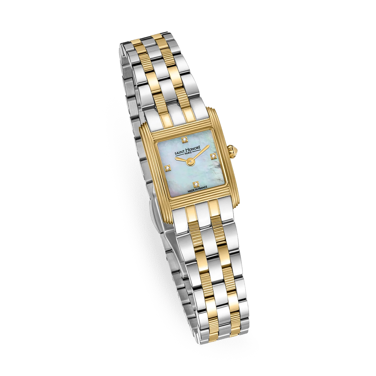 Saint Honore Minigap Case White Mop Dial Women's Watch - Image 2