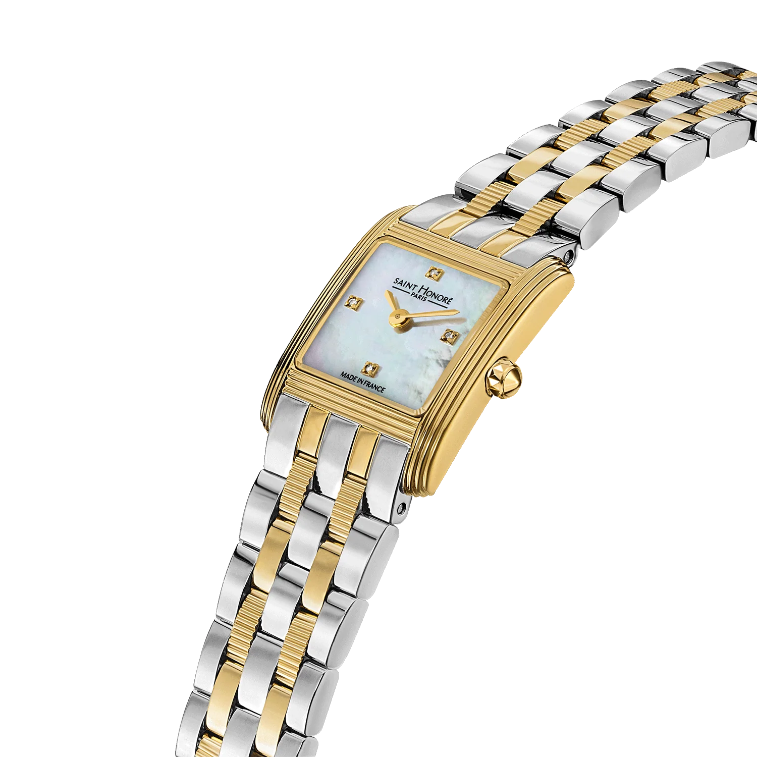 Saint Honore Minigap Case White Mop Dial Women's Watch - Image 3