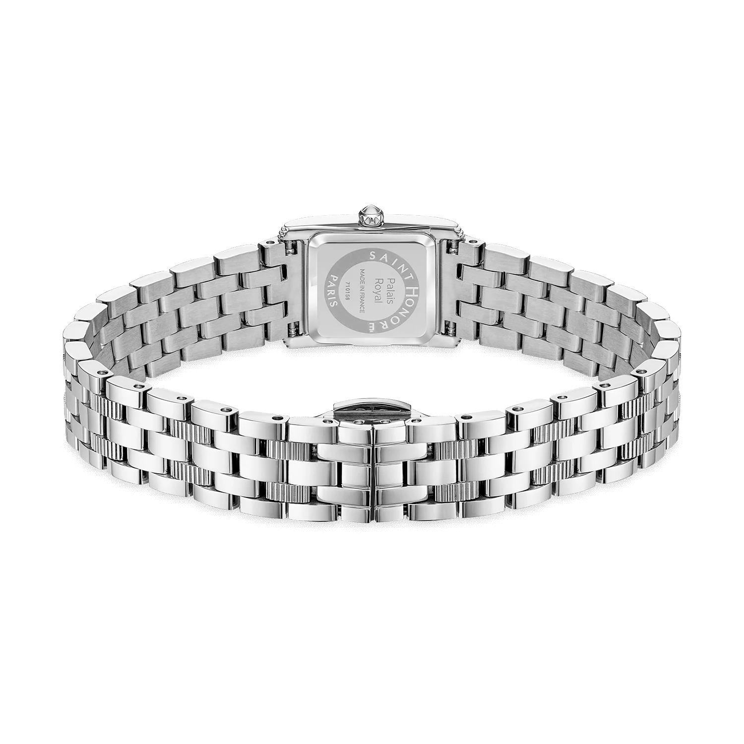 Saint Honore Stainless Steel Case with White Mother of Pearl Dial & 4 Diamonds - Image 5