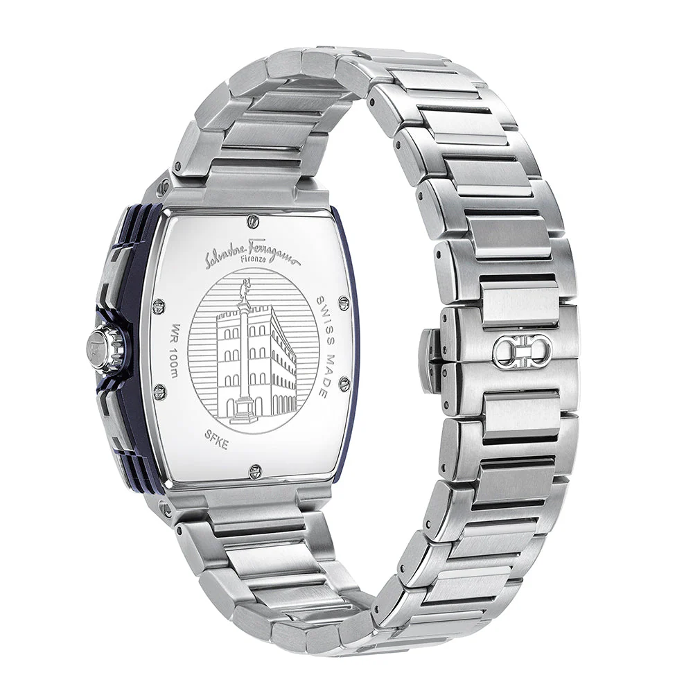 Ferragamo F-80 Tonneau Chrono Bracelet Watch - Image 2