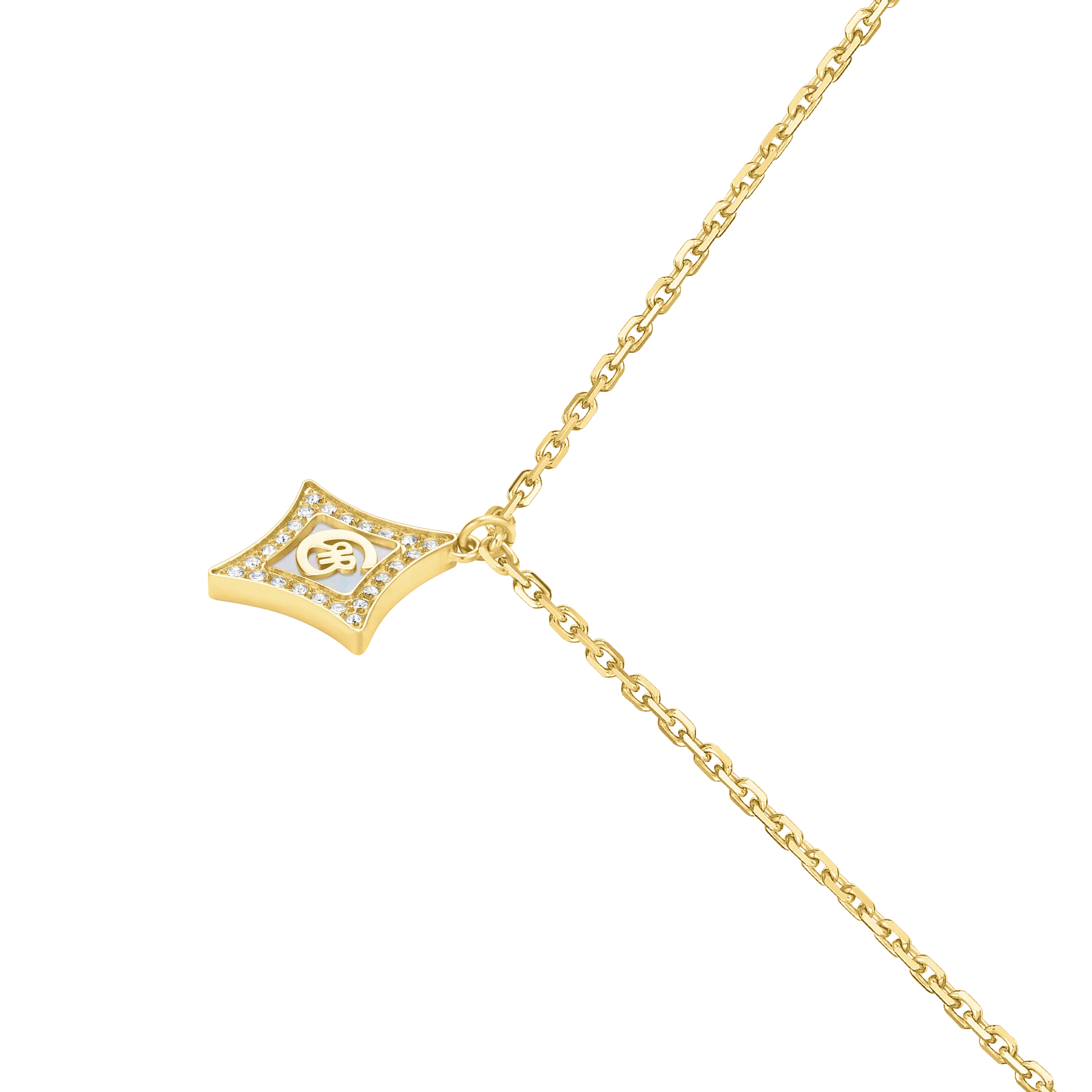 SILVIA Embellished Pendant Necklace - Image 2