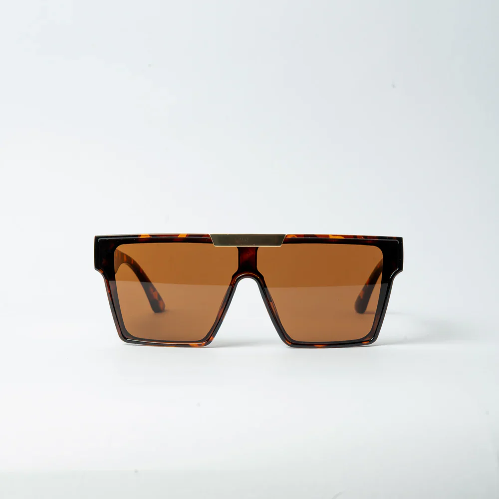 VAYO Luna Shield Sunglass Brown - Image 2