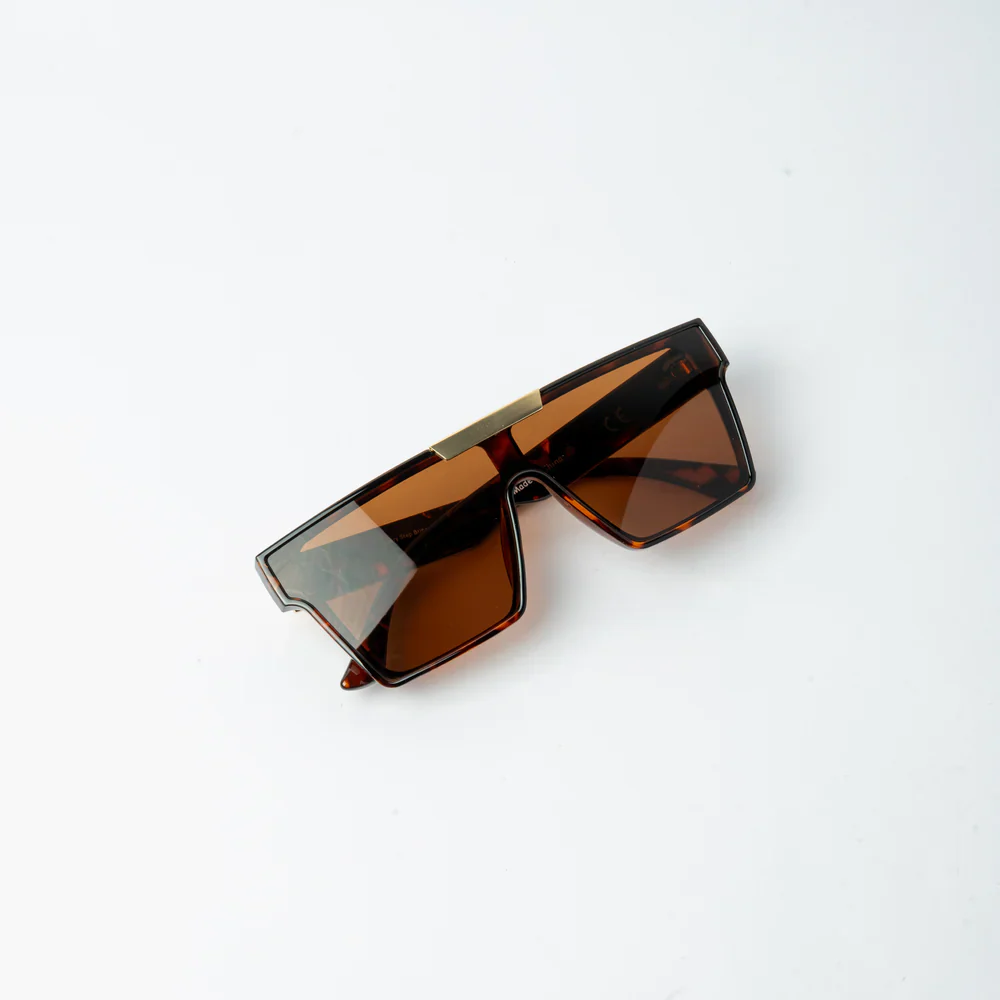VAYO Luna Shield Sunglass Brown - Image 3