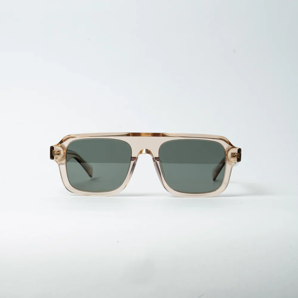VAYO Ridge Polarized Square Acetate Sunglass Black - Image 3