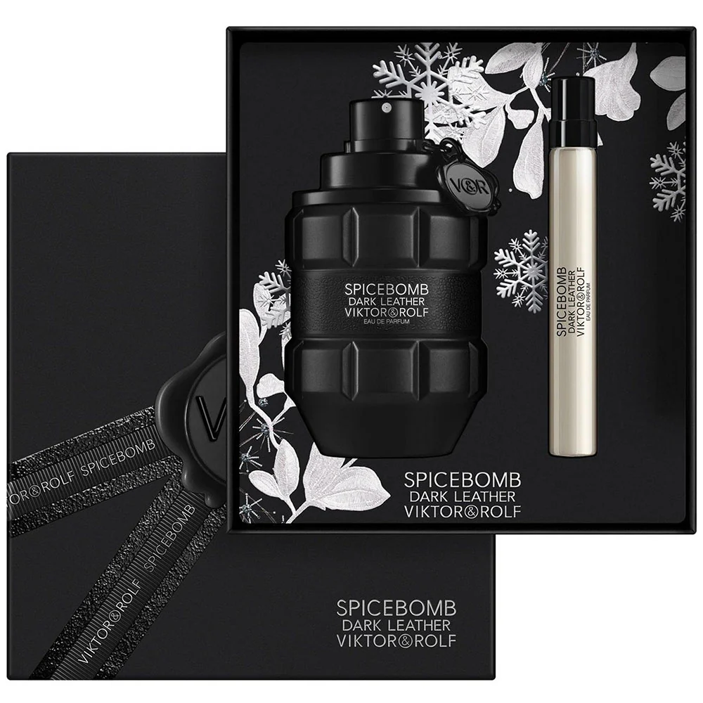 Viktor & Rolf Spicebomb Dark Leather Eau de Parfum Spray 90ml Set 90ml+10ml - Image 2
