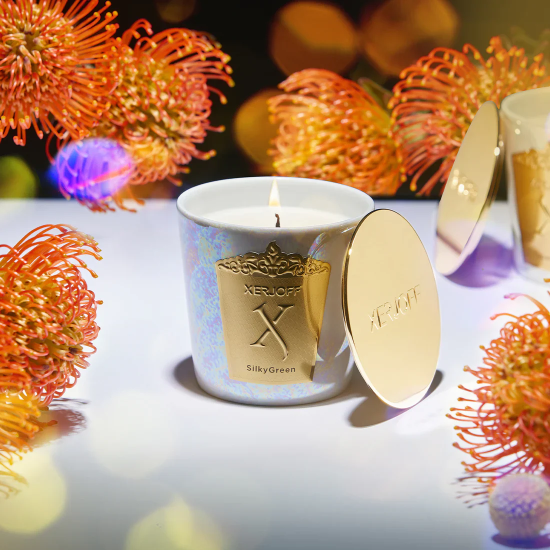 Xerjoff SilkyGreen Scented Candle 200gm - Image 3